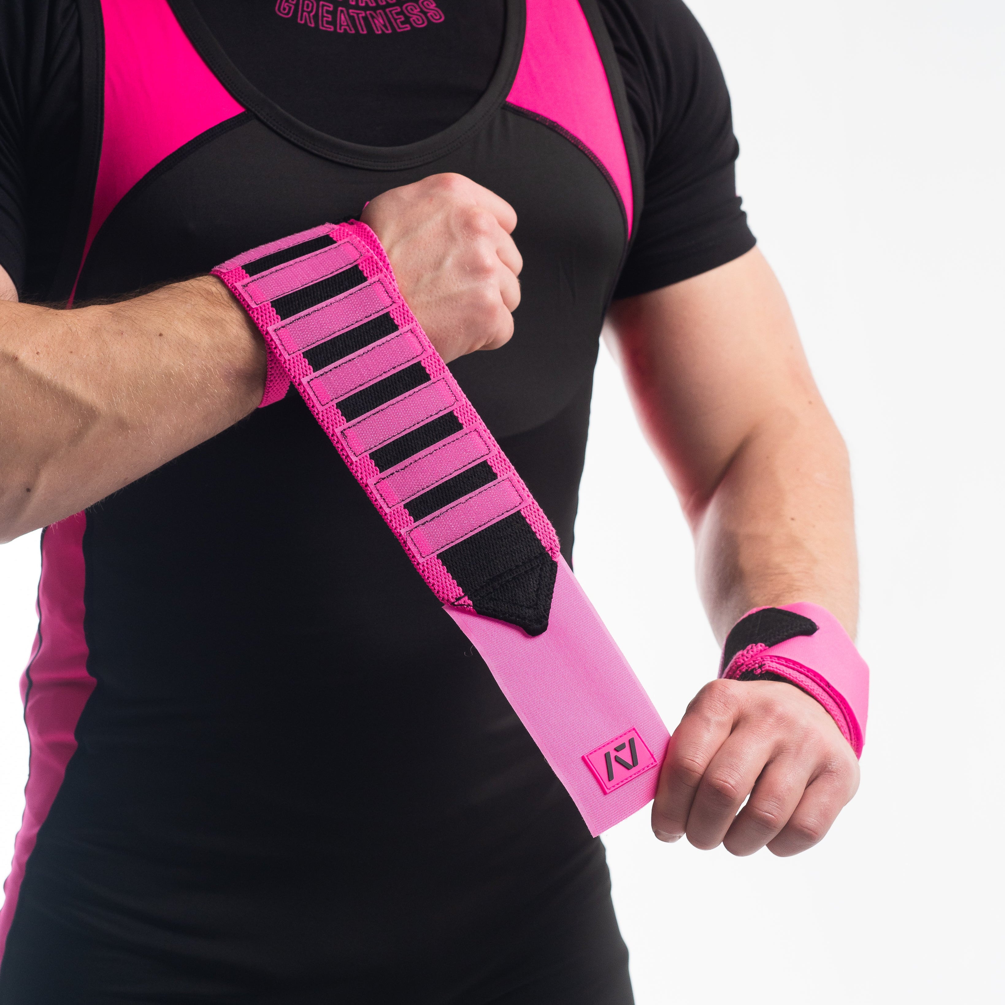 A7 IPF Approved Zebra Wraps feature strips of velcro on the wraps, allowing Zebra Wraps to conform fully to your unique preference of tightness. We offer Zebra wrist wraps in 3 lengths and 4 stiffnesses (Flexi, Mids, Stiff, and Rigor Mortis). The IPF Approved Kit includes Powerlifting Singlet, A7 Meet Shirt, A7 Zebra Wrist Wraps, A7 Deadlift Socks, Hourglass Knee Sleeves (Stiff Knee Sleeves and Rigor Mortis Knee Sleeves). All A7 Powerlifting Equipment shipping to UK, Norway, Switzerland and Iceland.