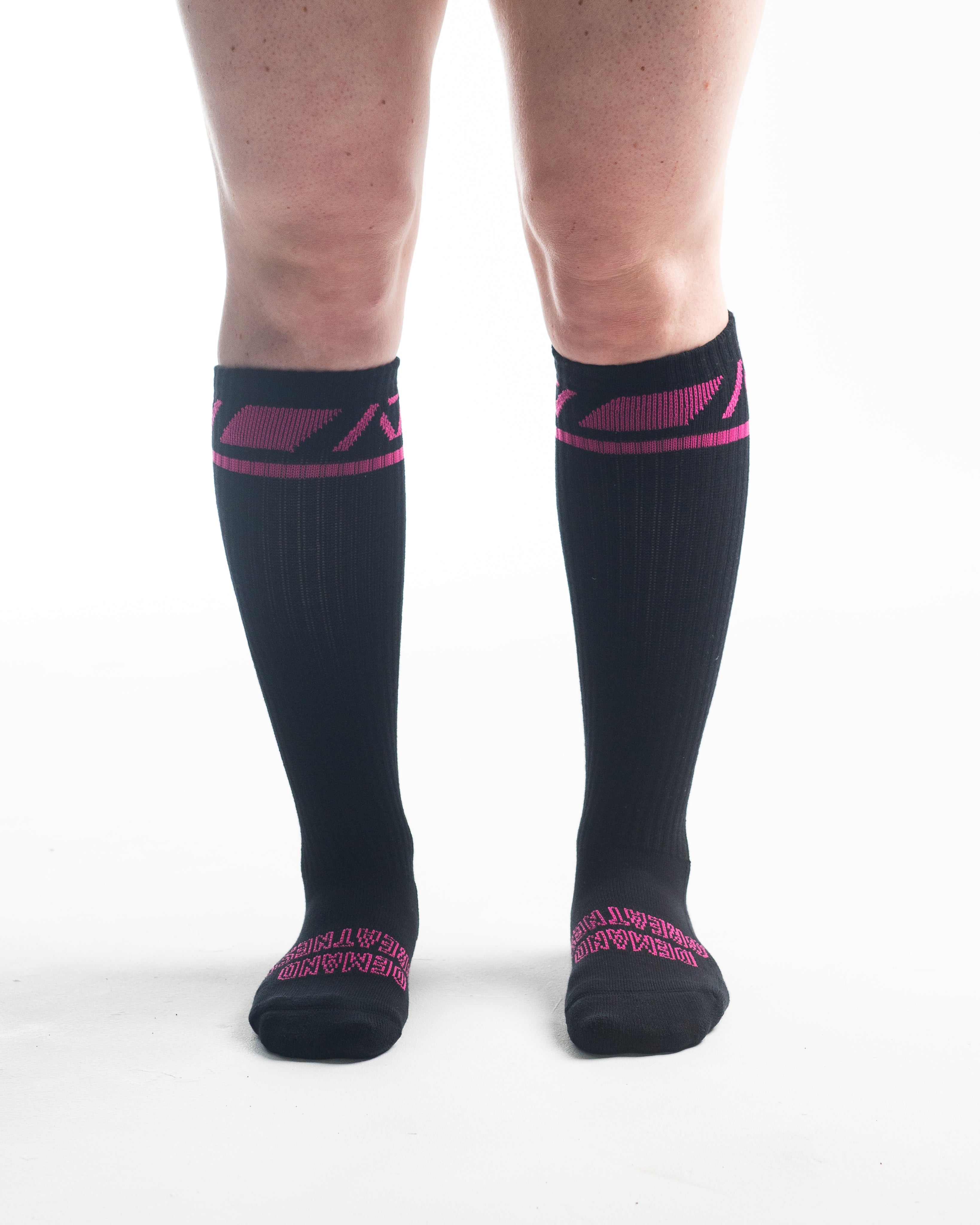 A7 Flamingo deadlift socks are designed specifically for pulls and keep your shins protected from scrapes. A7 deadlift socks are a perfect pair to wear in training or powerlifting competition. The A7 IPF Approved Kit includes Powerlifting Singlet, A7 Meet Shirt, A7 Zebra Wrist Wraps, A7 Deadlift Socks, Hourglass Knee Sleeves (Stiff Knee Sleeves and Rigor Mortis Knee Sleeves). All A7 Powerlifting Equipment shipping to UK, Norway, Switzerland and Iceland.