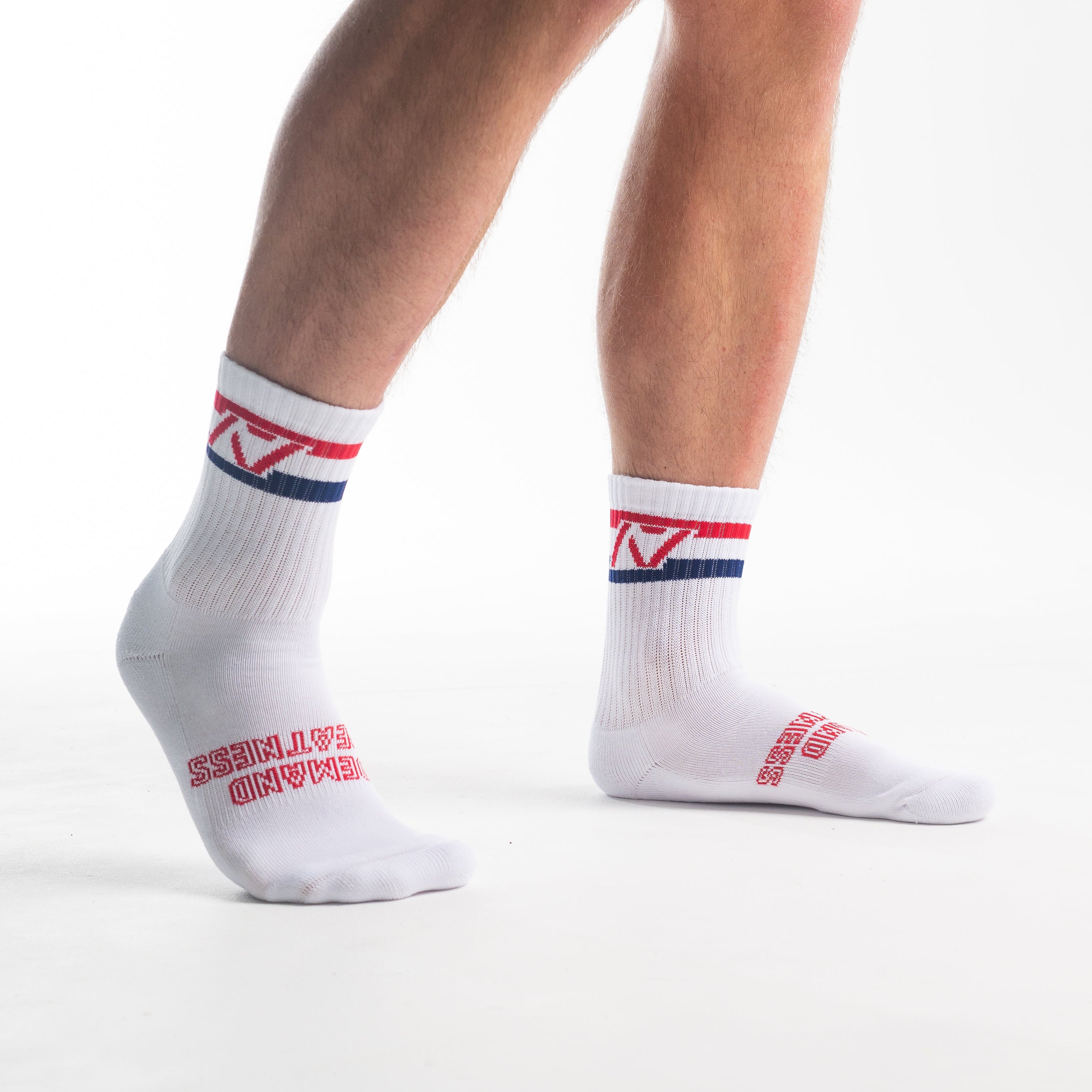 A7 RWB Crew socks showcase redm, white and blue logos and let your energy show on the platform, in your training or while out and about. The IPF Approved Night Light Meet Kit includes Powerlifting Singlet, A7 Meet Shirt, A7 Zebra Wrist Wraps, A7 Deadlift Socks, Hourglass Knee Sleeves (Stiff Knee Sleeves and Rigor Mortis Knee Sleeves). All A7 Powerlifting Equipment shipping to UK, Norway, Switzerland 