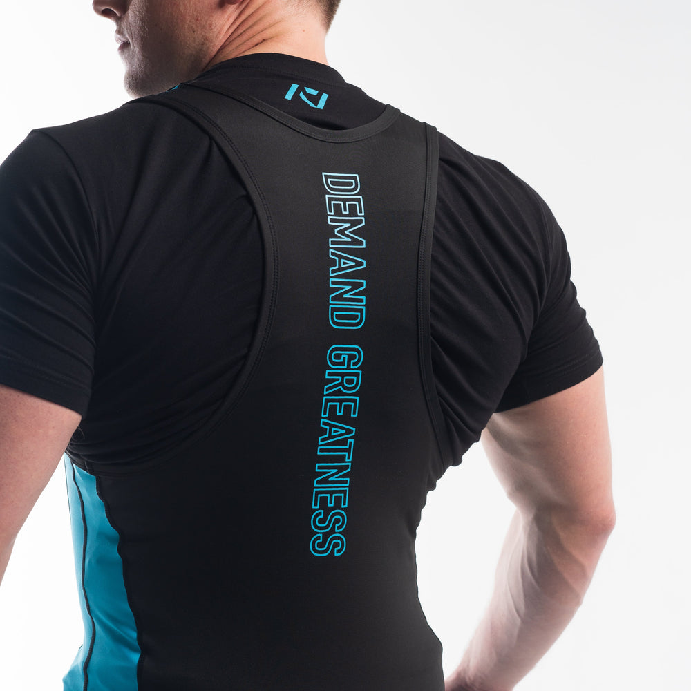 
                      
                        A7 IPF Approved Azul Luno singlet features extra lat mobility, side panel stitching to guide the squat depth level and curved panel design for a slimming look. The Women's cut singlet features a tapered waist and additional quad room. The IPF Approved Kit includes Luno Powerlifting Singlet, A7 Meet Shirt, A7 Deadlift Socks, Hourglass Knee Sleeves (Stiff Knee Sleeves and Rigor Mortis Knee Sleeves). All A7 Powerlifting Equipment shipping to UK, Norway, Switzerland and Iceland.
                      
                    