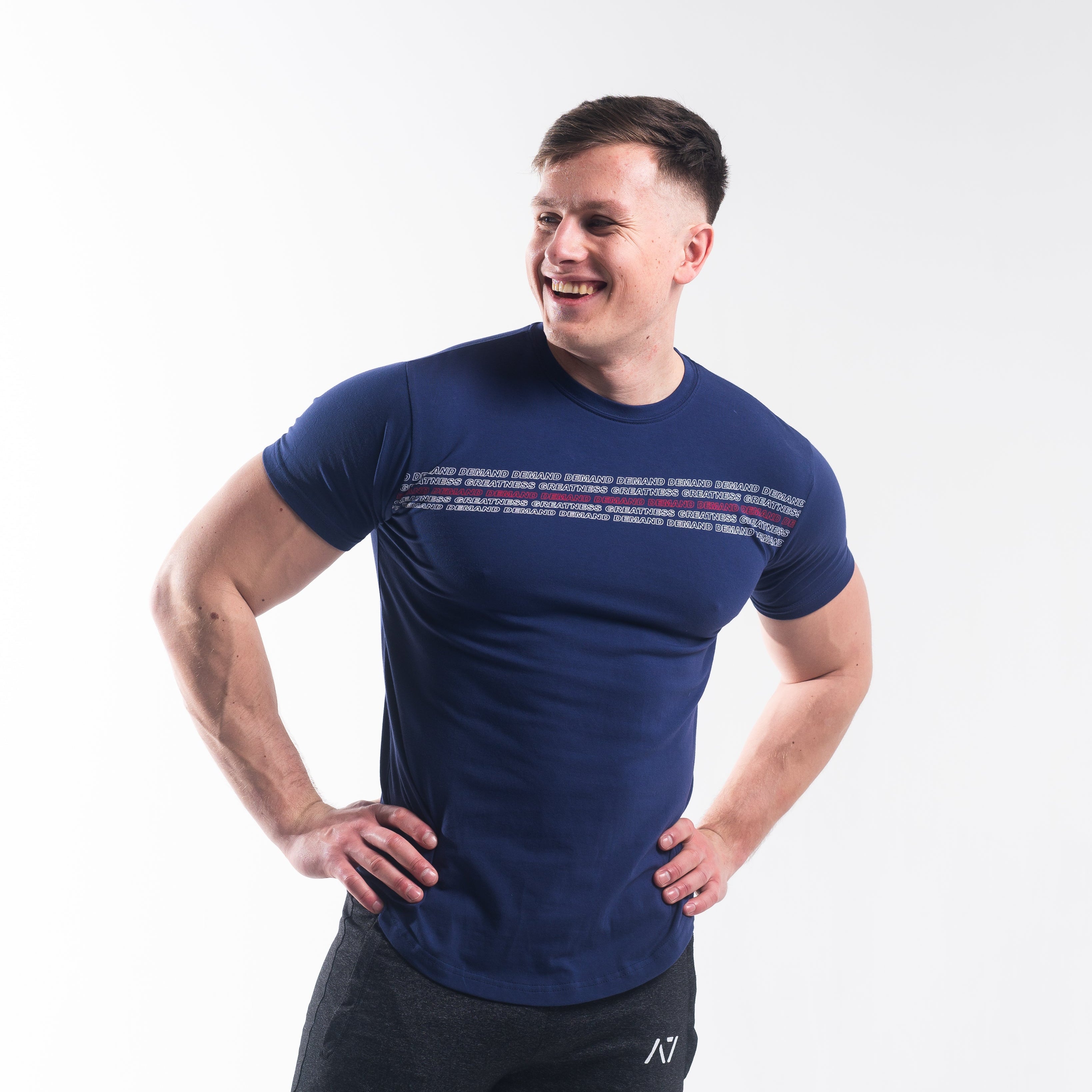 Night Light RWB Wave Non Bar Grip Shirt features one of our favorite designs that showcases your patriotic spirit with our Red White and Blue colour palette! All A7 Powerlifting Equipment shipping to UK, Norway, Switzerland and Iceland.