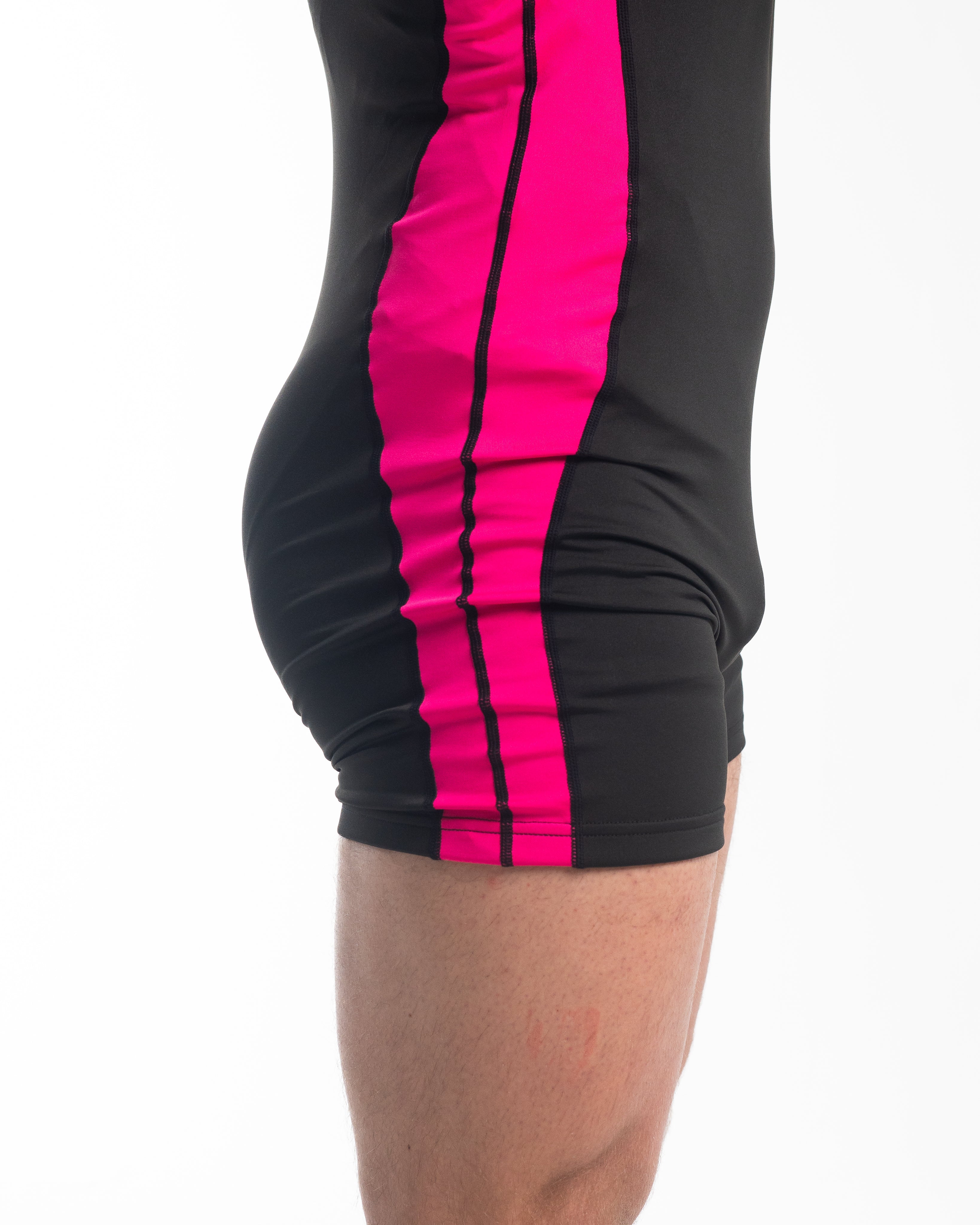 A7 IPF Approved Flamingo Luno singlet features extra lat mobility, side panel stitching to guide the squat depth level and curved panel design for a slimming look. The Women's cut singlet features a tapered waist and additional quad room. The IPF Approved Kit includes Luno Powerlifting Singlet, A7 Meet Shirt, A7 Zebra Wrist Wraps, A7 Deadlift Socks, Hourglass Knee Sleeves (Stiff Knee Sleeves and Rigor Mortis Knee Sleeves). All A7 Powerlifting Equipment shipping to UK, Norway, Switzerland and Iceland.