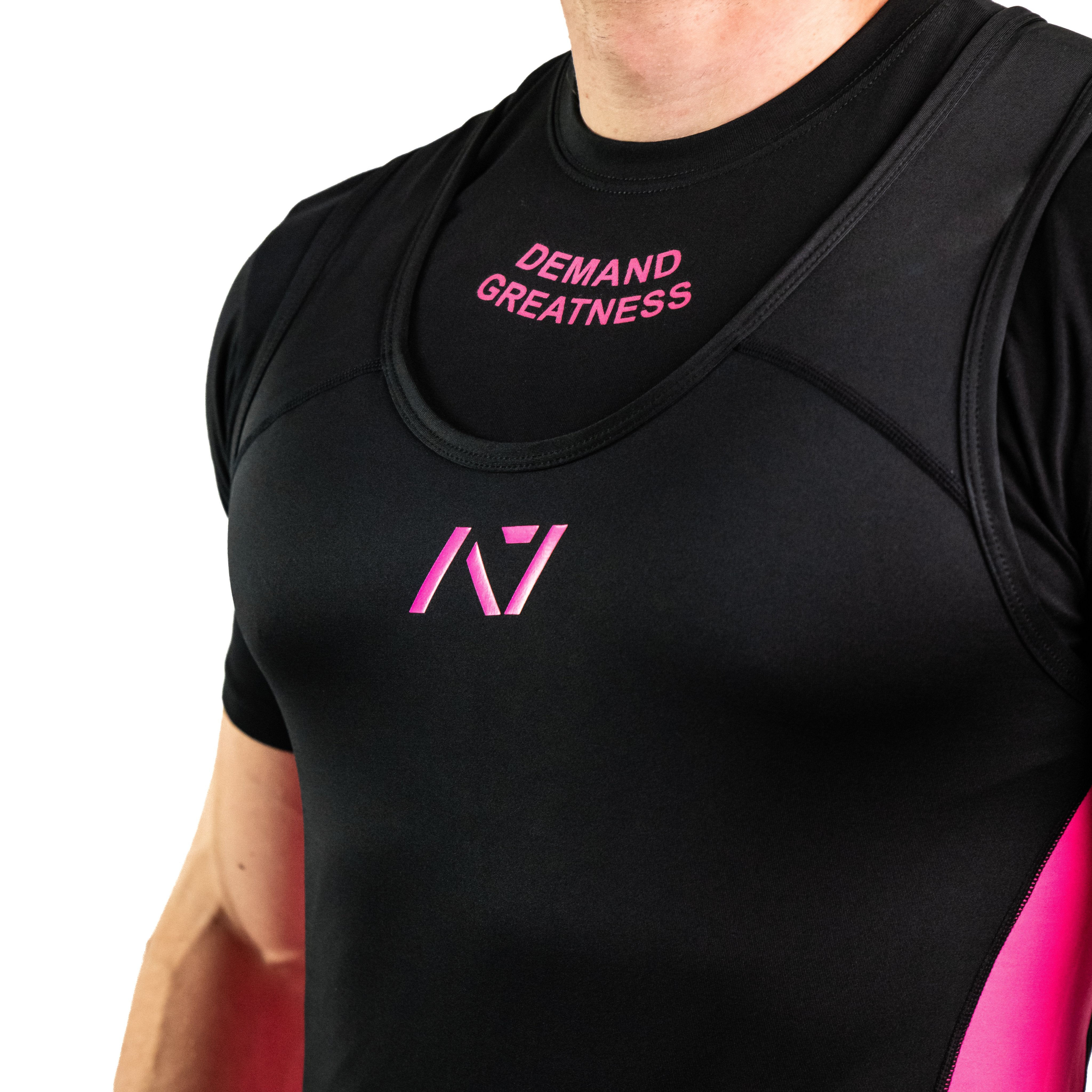 A7 IPF Approved Powerlifting Singlet is designed exclusively for powerlifting. It is very comfortable to wear and feels soft on bare skin. A7 Powerlifting Singlet is made from breathable fabric and provides compression during your lifts. The perfect piece of IPF Approved Kit! A7 UK shipping to UK and Europe.