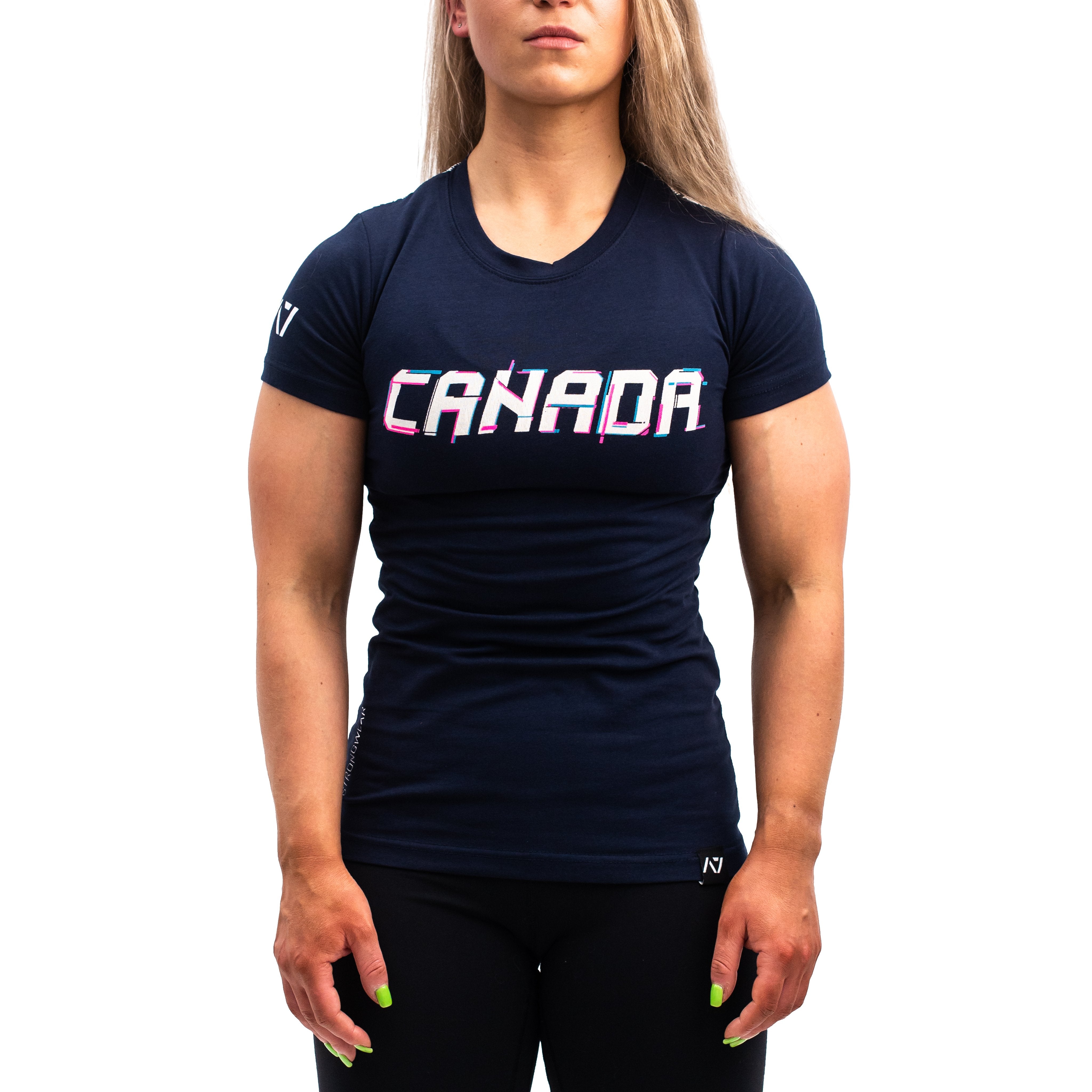 Canada Bar Grip T-shirt, great as a squat shirt. Purchase  Canada Bar Grip tshirt UK from A7 UK. Purchase Canada Bar Grip Shirt Europe from A7 UK. No more chalk and no more sliding. Best Bar Grip Tshirts, shipping to UK and Europe from A7 UK. Stealth is our classic black on black shirt design! The best Powerlifting apparel for all your workouts. Available in UK and Europe including France, Italy, Germany, Sweden and Poland