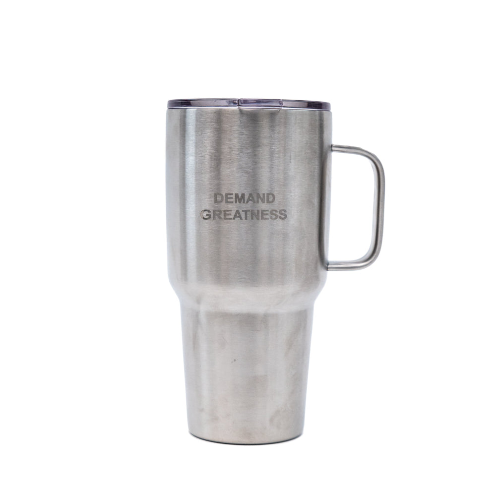 
                      
                        Whether you choose hot or cold beverages our double-wall insulated seamless stainless steel coffee mug is designed to keep your beverages at temperature for longer periods and includes a sliding lid to keep your beverage contained until you are ready for your next sip
                      
                    