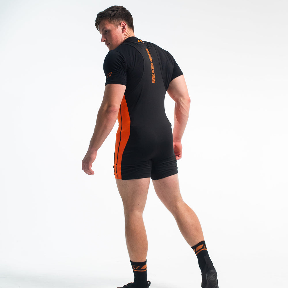 
                      
                        A7 IPF Approved Blaze Luno singlet features extra lat mobility, side panel stitching to guide the squat depth level and curved panel design for a slimming look. The Women's cut singlet features a tapered waist and additional quad room. The IPF Approved Kit includes Luno Powerlifting Singlet, A7 Meet Shirt, A7 Zebra Wrist Wraps, A7 Deadlift Socks, Hourglass Knee Sleeves (Stiff Knee Sleeves and Rigor Mortis Knee Sleeves). All A7 Powerlifting Equipment shipping to UK, Norway, Switzerland and Iceland.
                      
                    