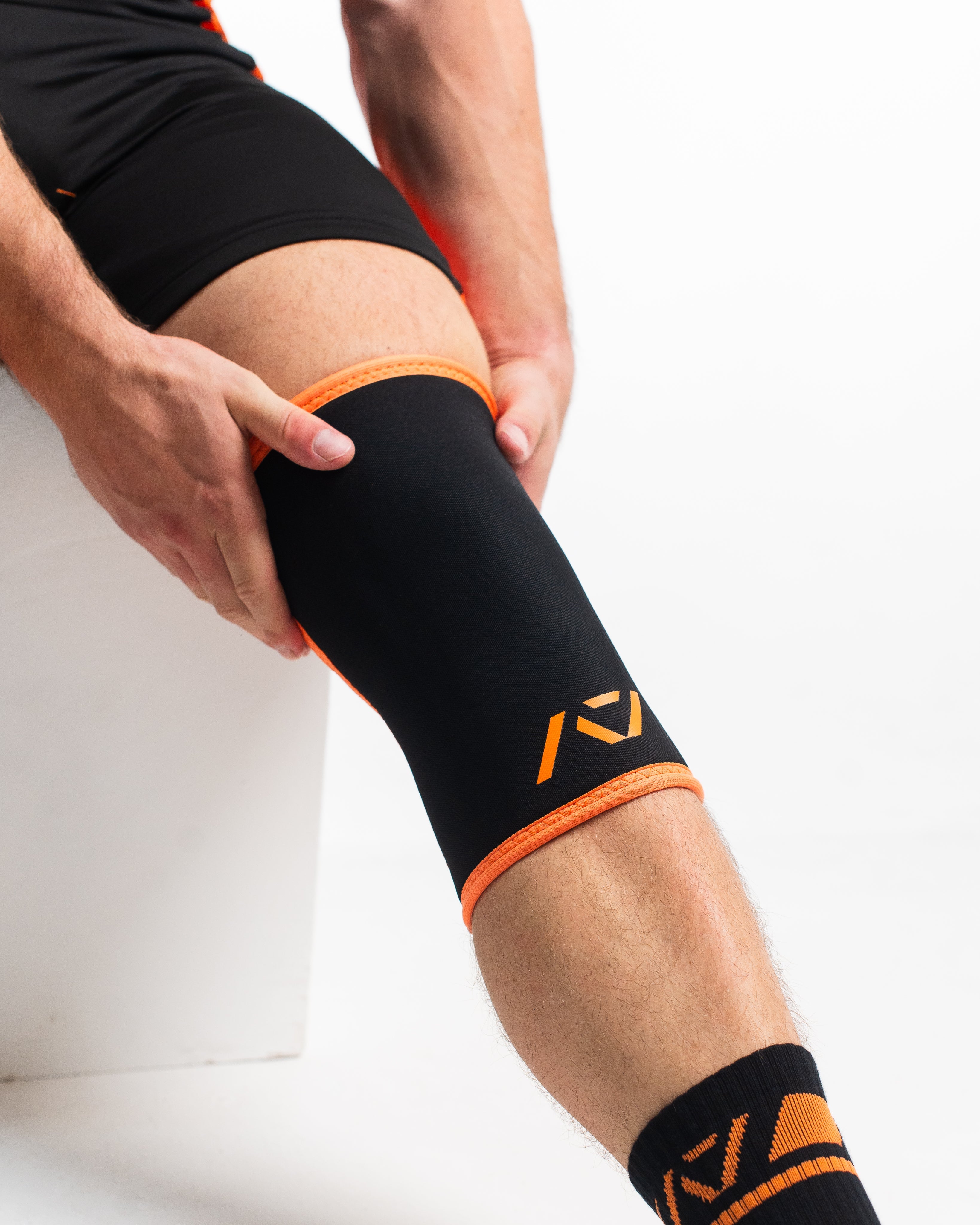 A7 IPF Approved Hourglass Knee Sleeves feature an hourglass-shaped centre taper fit to help provide knee compression while maintaining proper tightness around the calf and quad, offered in three stiffnesses (Flexi, Stiff and Rigor Mortis). Shop the full A7 Powerlifting IPF Approved Equipment collection. The IPF Approved Kit includes Powerlifting Singlet, A7 Meet Shirt, A7 Zebra Wrist Wraps and A7 Deadlift Socks. All A7 Powerlifting Equipment shipping to UK, Norway, Switzerland and Iceland. 