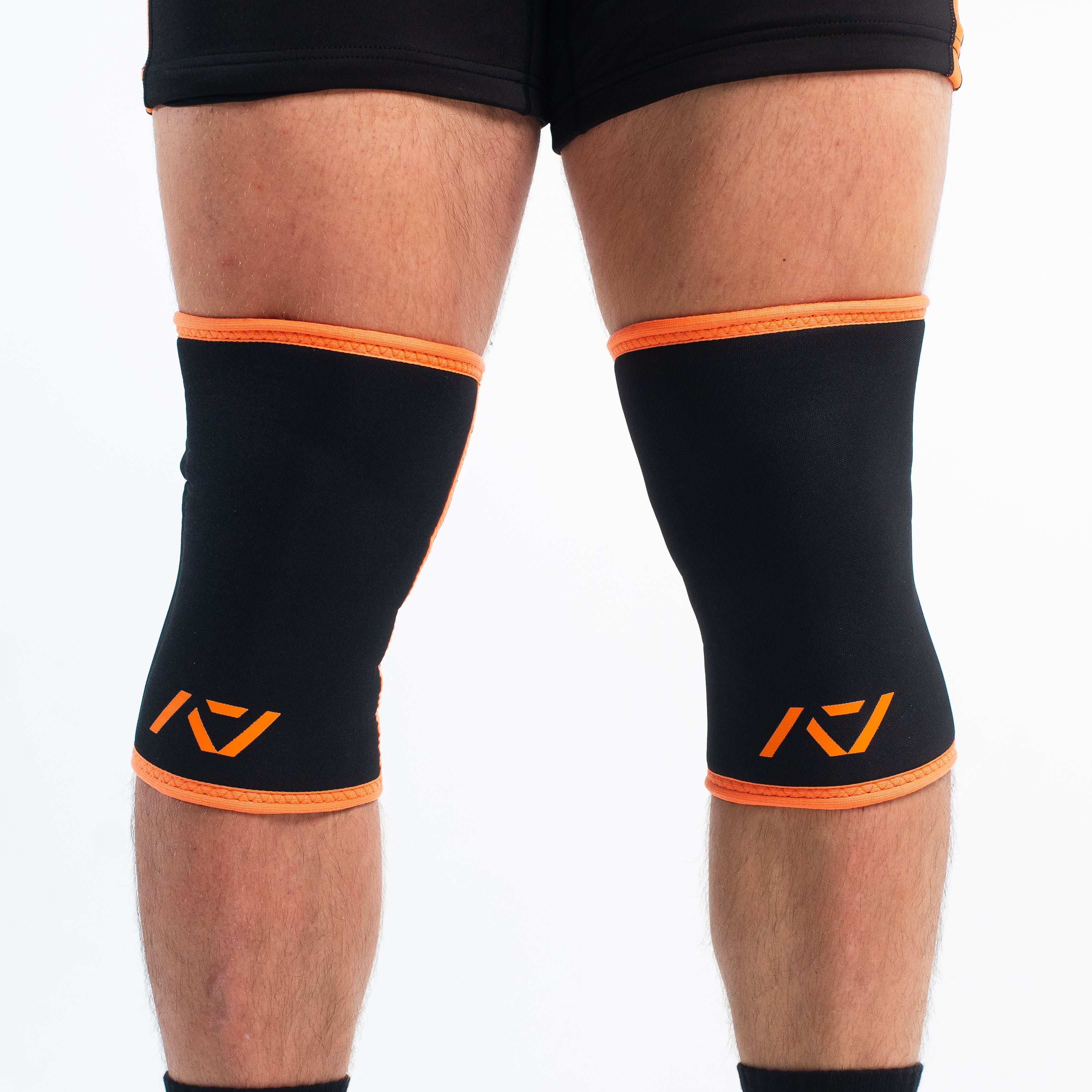 A7 IPF Approved Hourglass Knee Sleeves feature an hourglass-shaped centre taper fit to help provide knee compression while maintaining proper tightness around the calf and quad, offered in three stiffnesses (Flexi, Stiff and Rigor Mortis). Shop the full A7 Powerlifting IPF Approved Equipment collection. The IPF Approved Kit includes Powerlifting Singlet, A7 Meet Shirt, A7 Zebra Wrist Wraps and A7 Deadlift Socks. All A7 Powerlifting Equipment shipping to UK, Norway, Switzerland and Iceland. 