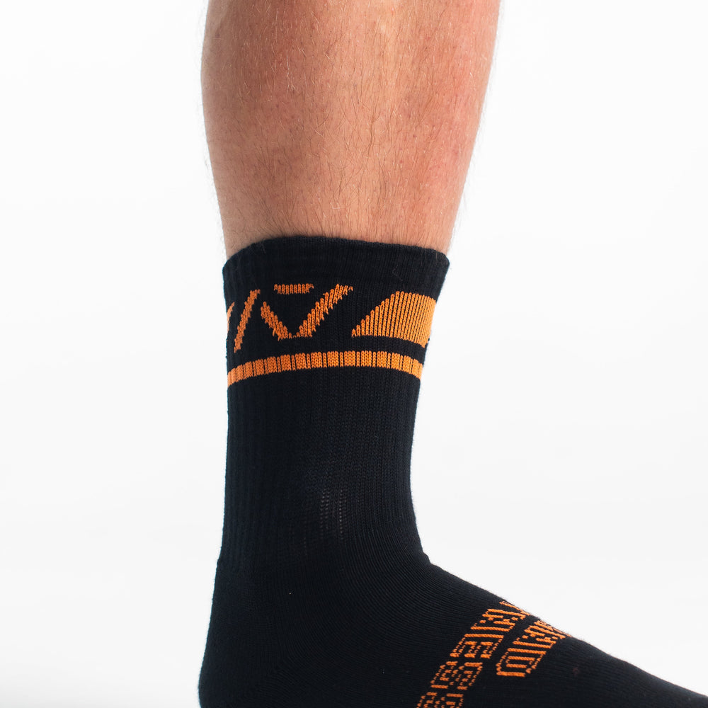 
                      
                        A7 Blaze Crew socks showcase pink logos and let your energy show on the platform, in your training or while out and about. The IPF Approved Night Light Meet Kit includes Powerlifting Singlet, A7 Meet Shirt, A7 Zebra Wrist Wraps, A7 Deadlift Socks, Hourglass Knee Sleeves (Stiff Knee Sleeves and Rigor Mortis Knee Sleeves). All A7 Powerlifting Equipment shipping to UK, Norway, Switzerland and Iceland.
                      
                    