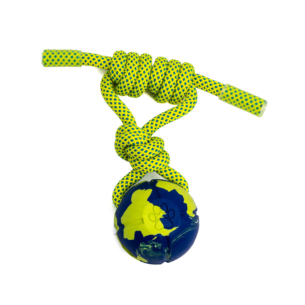 
                      
                        If you are a dog lover, playing with your dog is an important part of building a connection with your best friend! The ball is made from natural rubber, which is non-toxic and very durable. Our Loopo dog toy is great for underhand throwing (so you do not strain your shoulder) and fetching with your dog.
                      
                    