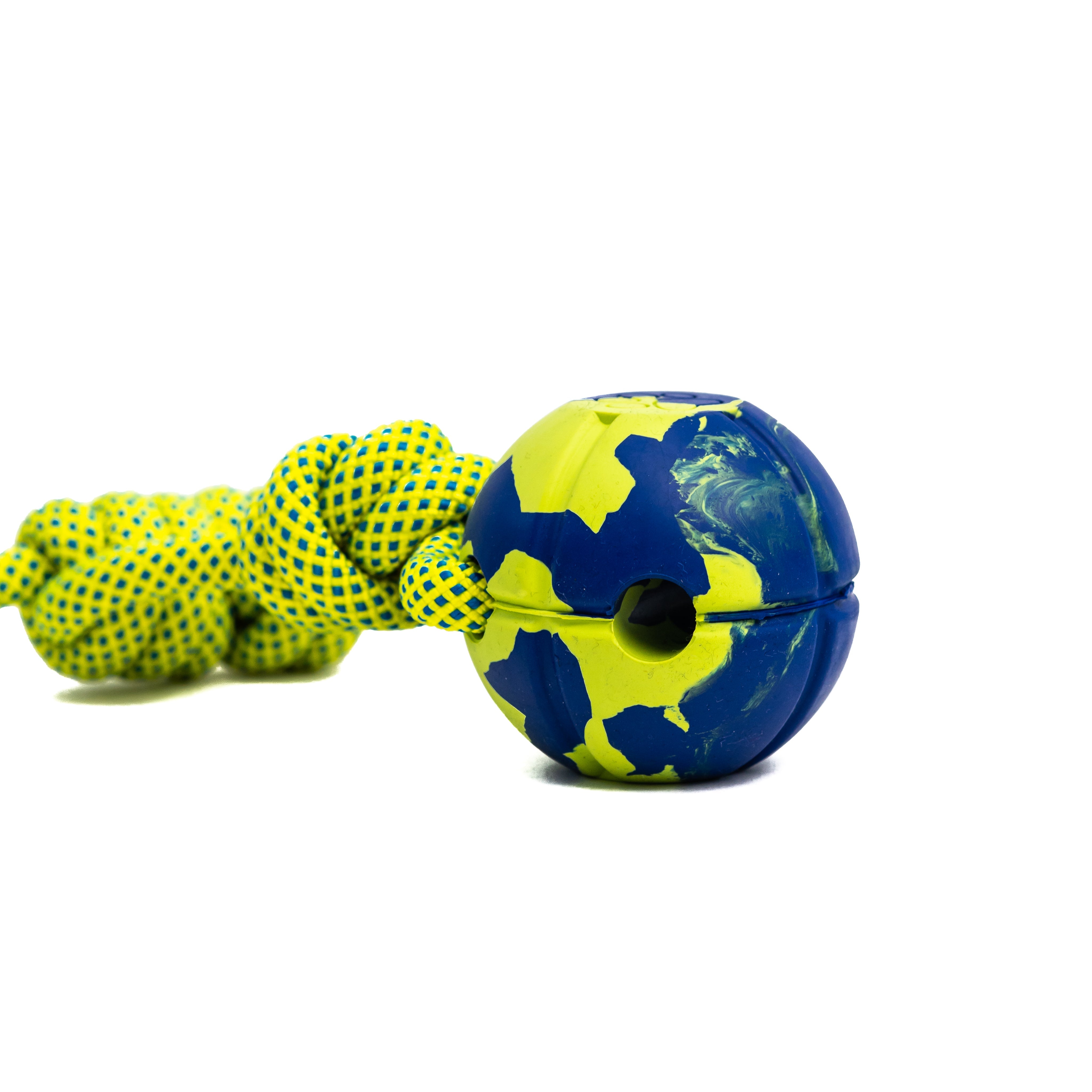 If you are a dog lover, playing with your dog is an important part of building a connection with your best friend! The ball is made from natural rubber, which is non-toxic and very durable. Our Loopo dog toy is great for underhand throwing (so you do not strain your shoulder) and fetching with your dog.