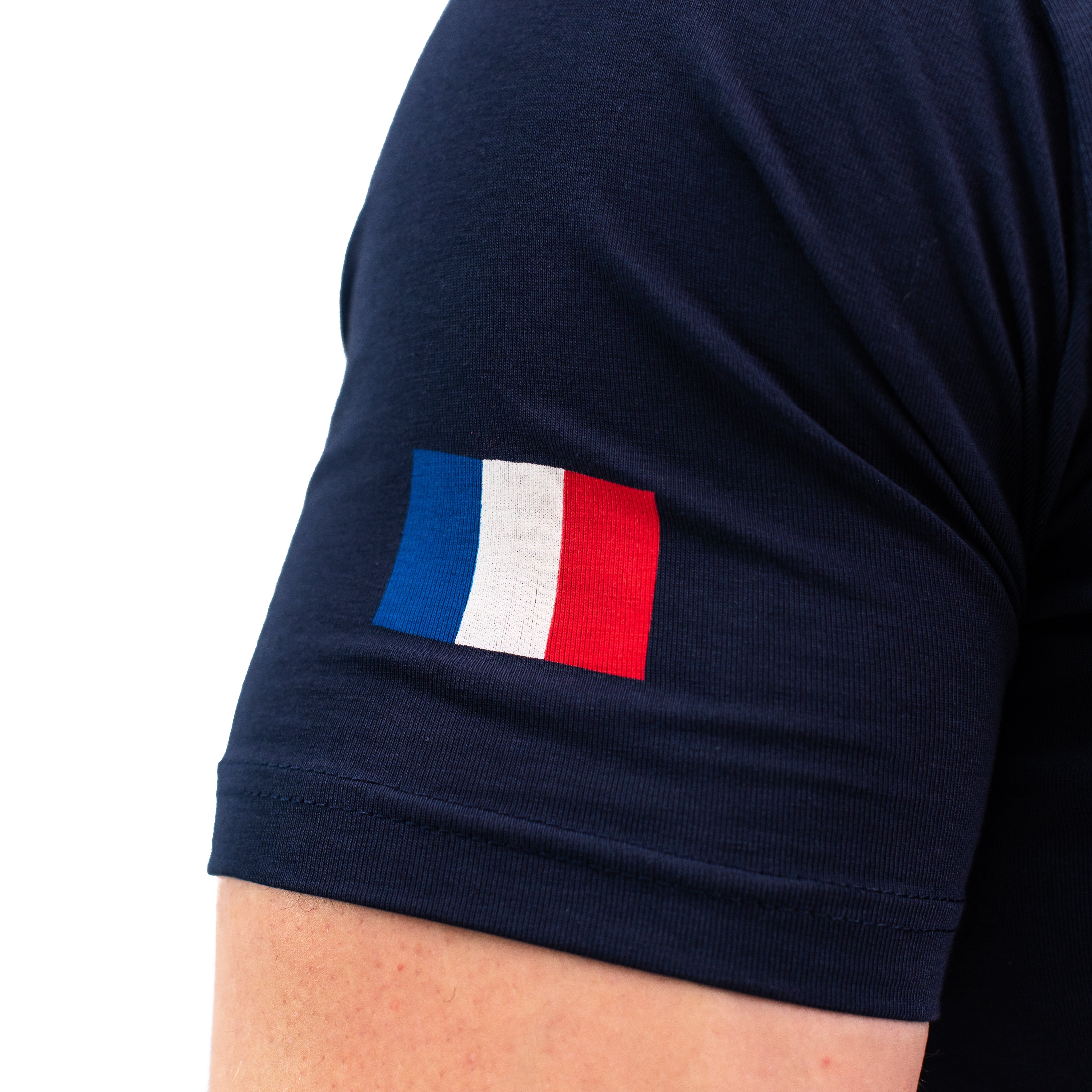 The A7 France Meet Shirt honours the pride and power of one of the strongest countries in Europe and one that you can bring to the platform for comp day or just in training! The A7 France Meet Shirt is an essential in any IPF approved kit. This A7 France Meet Shirt is approved for use in the IPF, EPF and most major federations. 