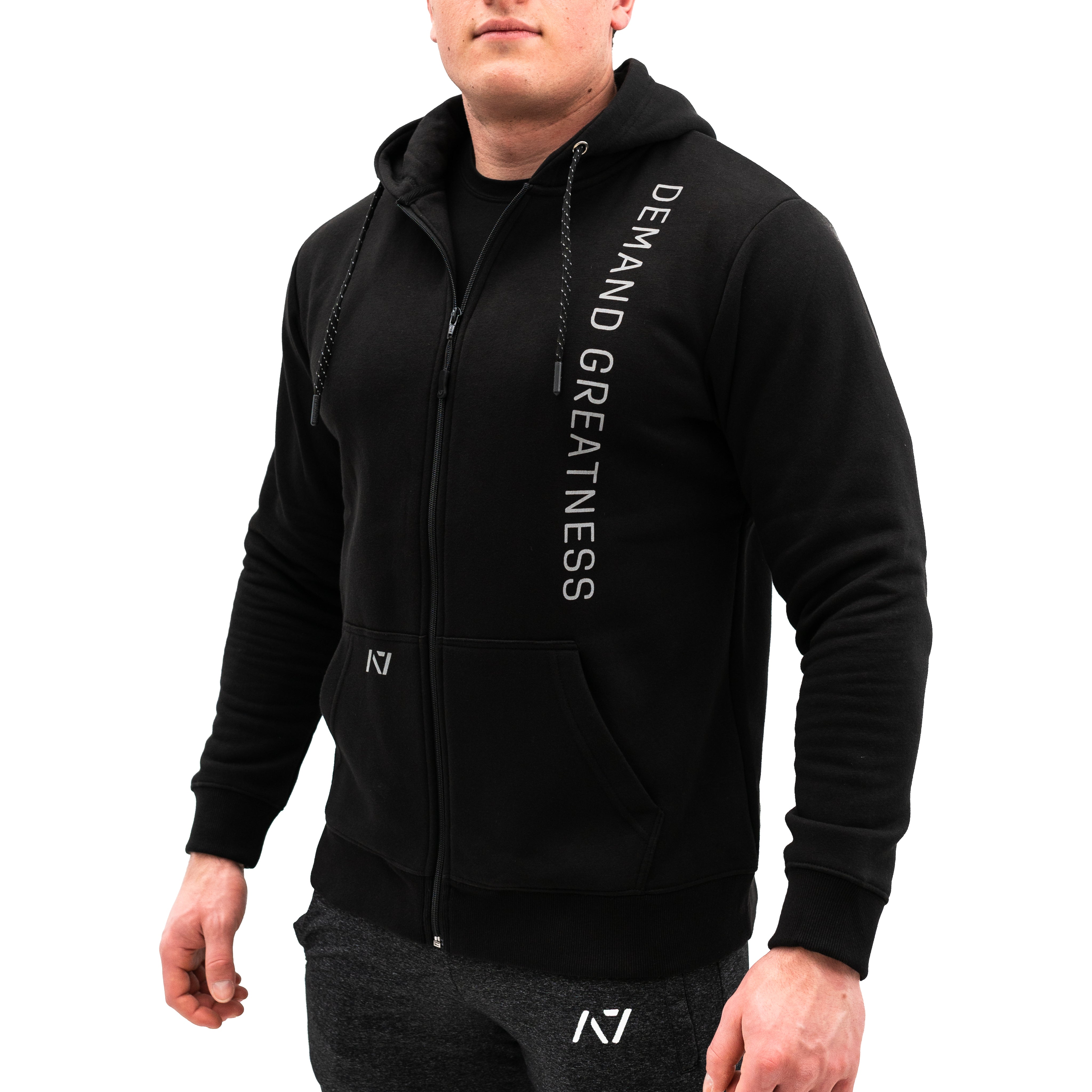 Go Far is a zip up hoodie great for casual wear or lifting in the gym. Purchase Go Far zip up hoodie in UK and Europe from A7 UK. A7 have the best Bar Grip Tshirts, shipping to UK and Europe from A7 UK. Go Far is our newest design on our zip up hoodie. Demand Greatness on the front with an eagle on the back, in a chromium colourway! A7UK supplies the best Powerlifting apparel for all your workouts. Available in UK and Europe including France, Italy, Germany, the Netherlands, Sweden and Poland.