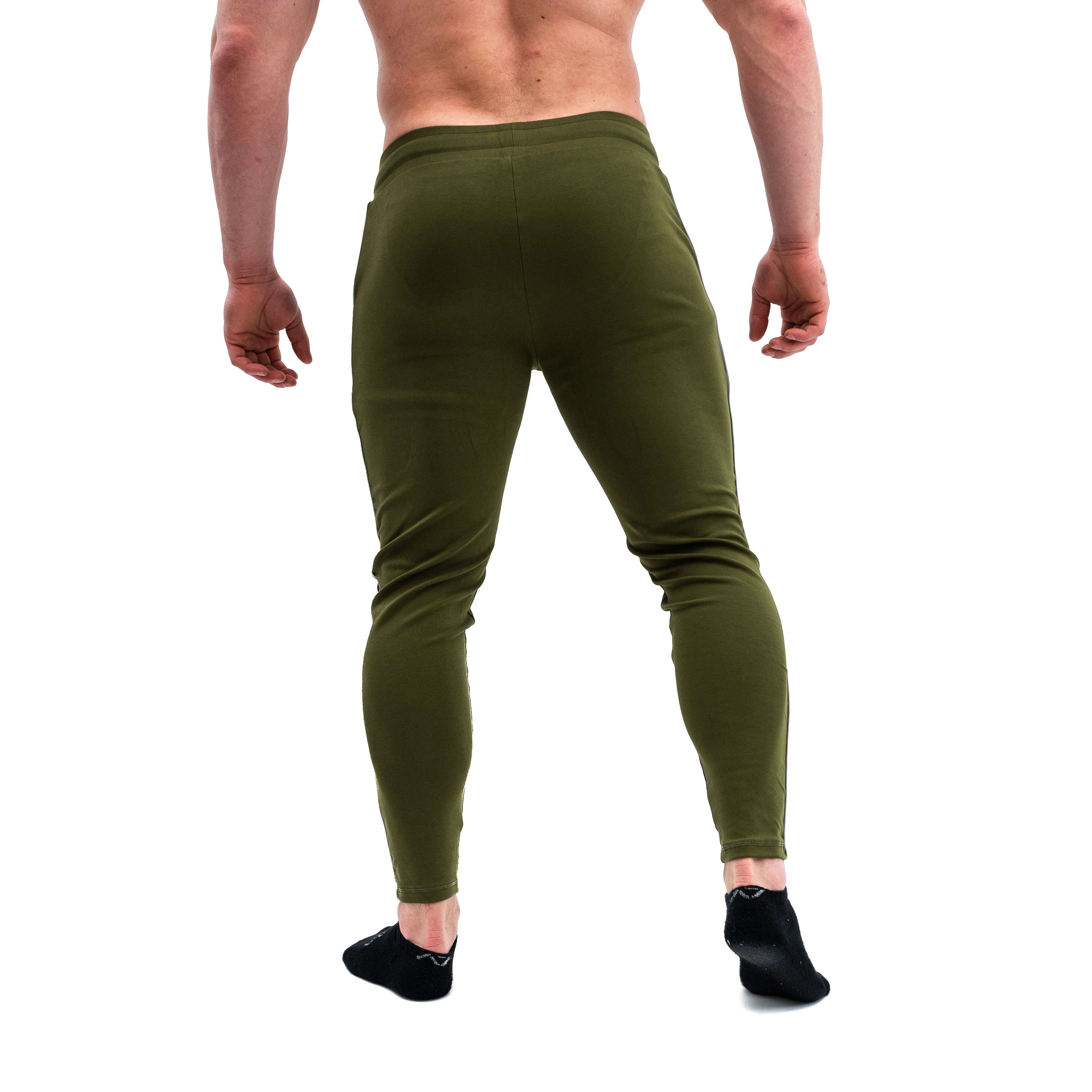 Our Moxie Joggers are made with premium cotton spandex fabric to keep you comfy throughout the day whether you are training or going out! Our Moxie Joggers contour to your body and feature a reflective stripe on both side, deep un-zippered pockets and stealth matte logos. Now in our new military colourway. You can purchase Military Moxie joggers from A7 UK or A7 Europe. A7 UK shipping to UK, Ireland, France, Italy, Germany, the Netherlands, Sweden and Poland.