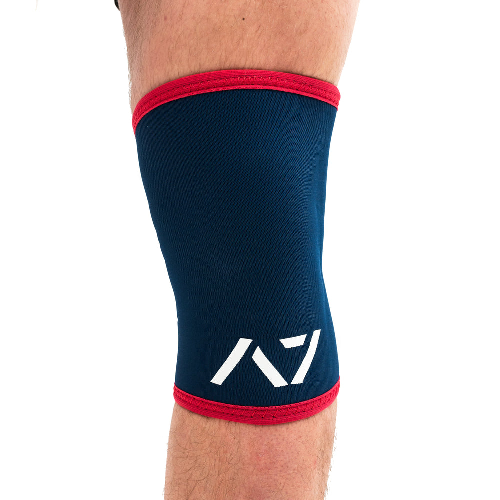 
                      
                        The IPF Approved A7 RWB Stiff knee sleeves are structured with a downward cut panel on the back of the quad and calf to ensure these have the ultimate compression at the knee joint. The A7 CONE RWB Stiff Knee Sleeves are IPF approved and are allowed in all IPF competitions and affiliate federations like the European Powerlifting Federation and all federations across Europe. A7 RWB Stiff Sleeves knee sleeves are IPF Approved Kit. A7 UK shipping to UK and Europe.
                      
                    