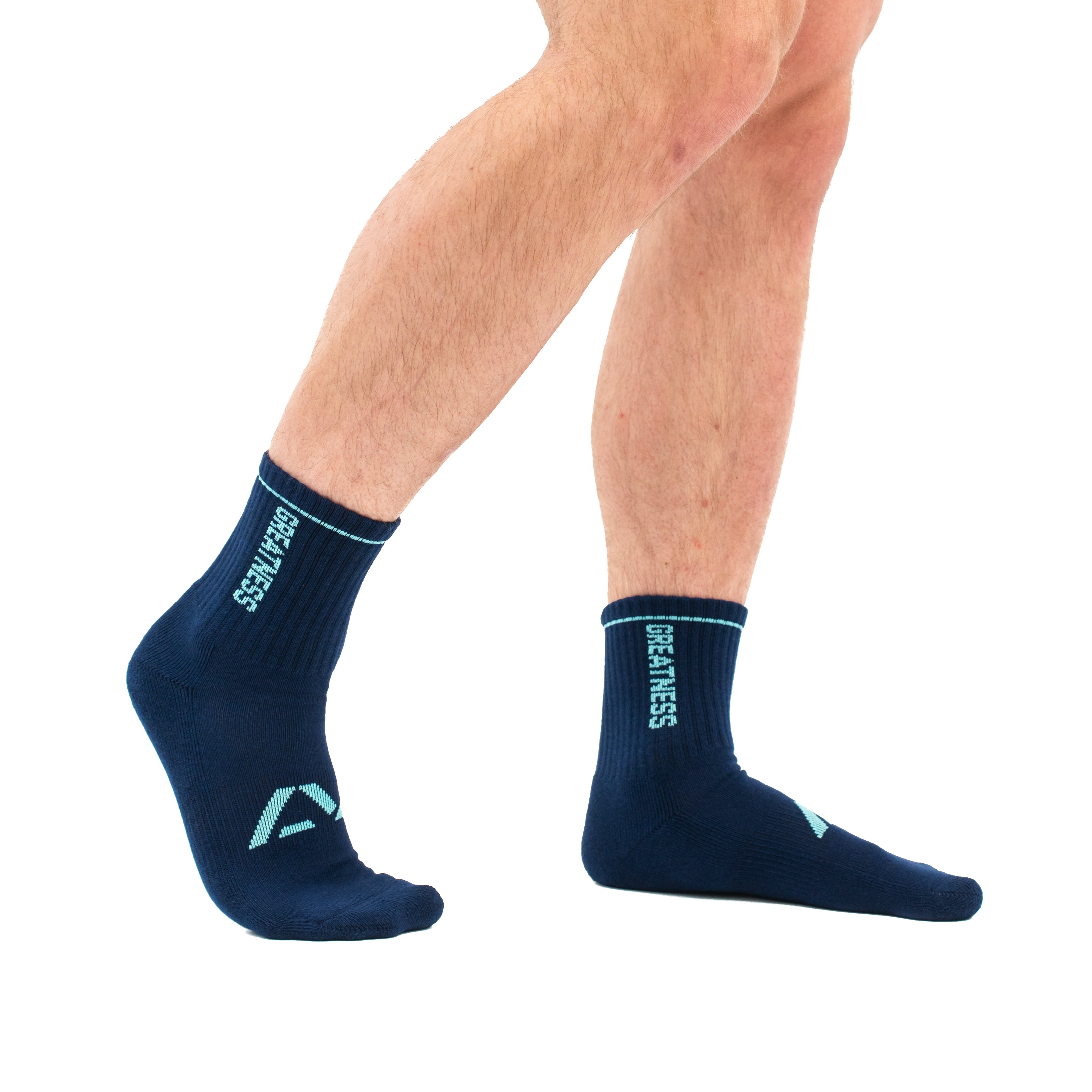 Your feet are important and durable crew socks are just as importing when out and about or in the gym. These Iced crew socks have a cushioned footbed, arch support and light compression of the ankle. A7 Crew socks are IPF Approved so a great addition to your IPF Approved Kit. A7 Crew socks shipping to Europe and the UK, Norway, Switzerland and Iceland.