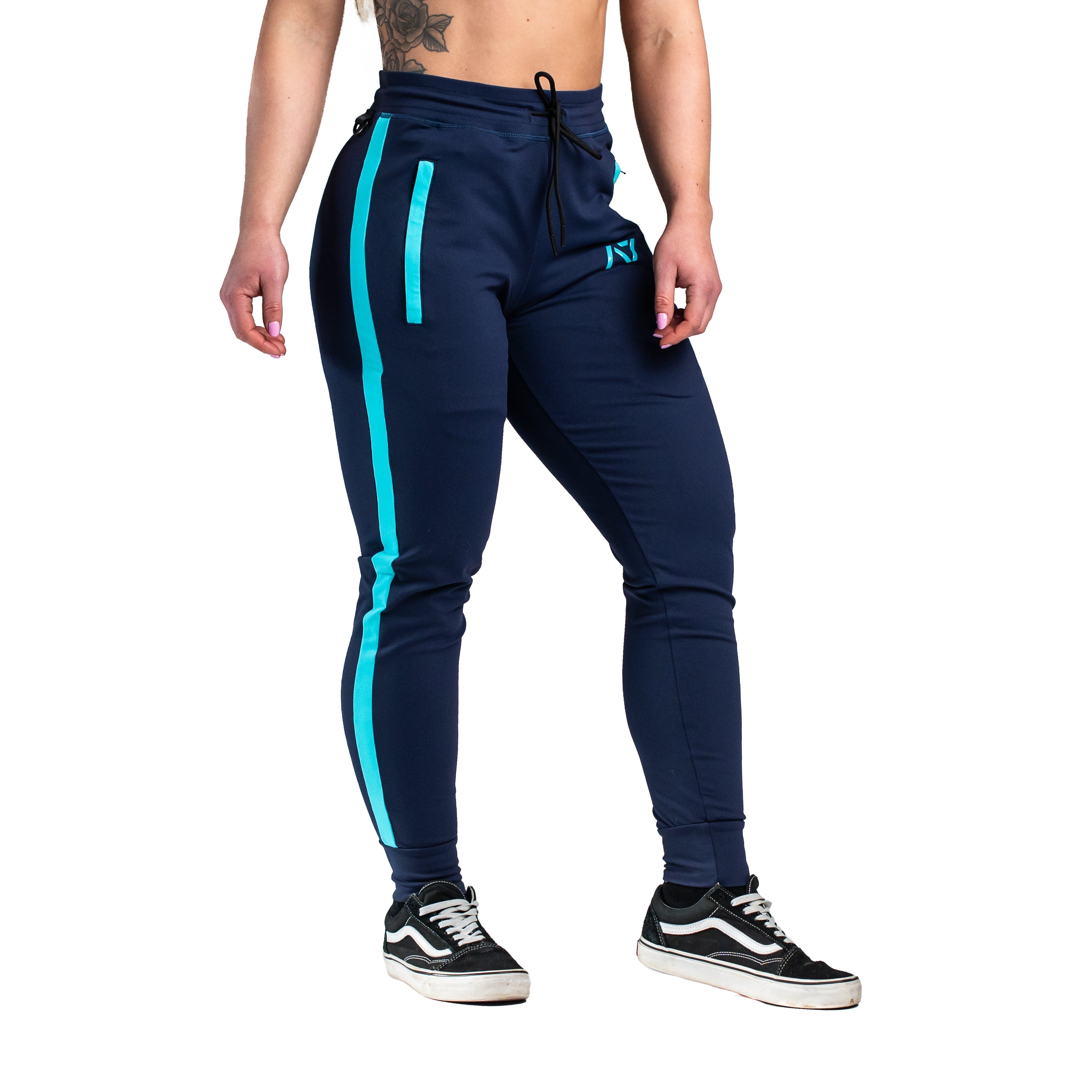 Iced Defy joggers are just as comfortable in the gym as they are going out. These are made with premium moisture-wicking 4-way-stretch material for greater range of motion. These are a great fit for both men and women and offer deep zippered pockets and tapered leg design. . Purchase Iced Defy Joggers from A7 UK shipping to UK or A7 Europe shipping to EU. 