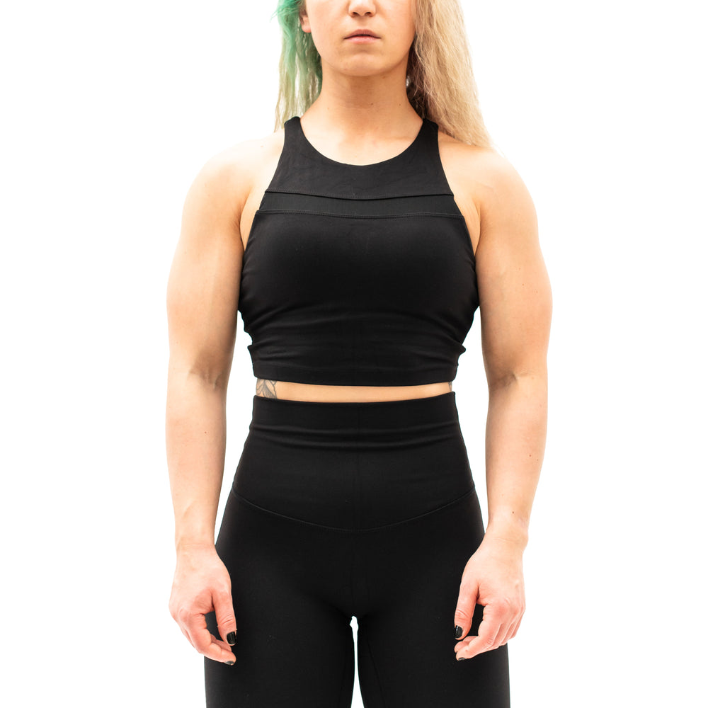 
                      
                        A7 XO Hew Sports Bra or Crop was designed with an active lifestyle in mind. This sports bra is double-lined and offers high-impact support. We minimized the stitching lines and thickened the straps on this sports bra to ensure complete comfort during all your workouts. XO Hew matching crop and leggings are part of a matching gym set from A7. A7 Women’s Sports Bra is a Bra for Powerlifting. Purchase A7 Sports Bra from A7 UK Shipping to UK. 
                      
                    