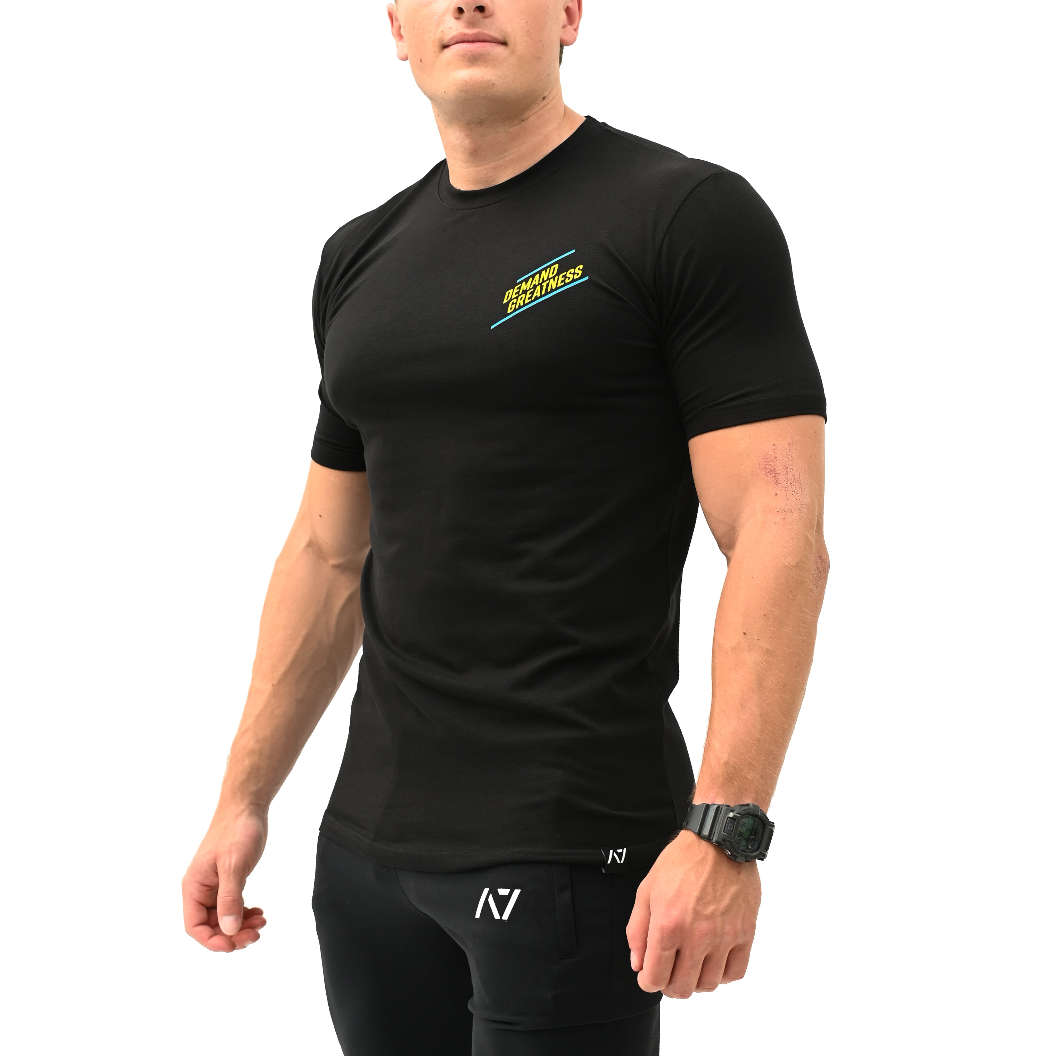 Geo Weave Non Bar Grip T-Shirt is perfect for in and out of the gym. Purchase Geo Weave Non Bar Grip tshirt UK from A7 UK. Purchase Geo Weave Shirt Europe from A7 UK. Best gymwear shipping to UK and Europe from A7 UK. Geo Weave is our newest Non Bar Grip Design. The best Powerlifting apparel for all your workouts. Available in UK and Europe including France, Italy, Germany, Sweden and Poland.