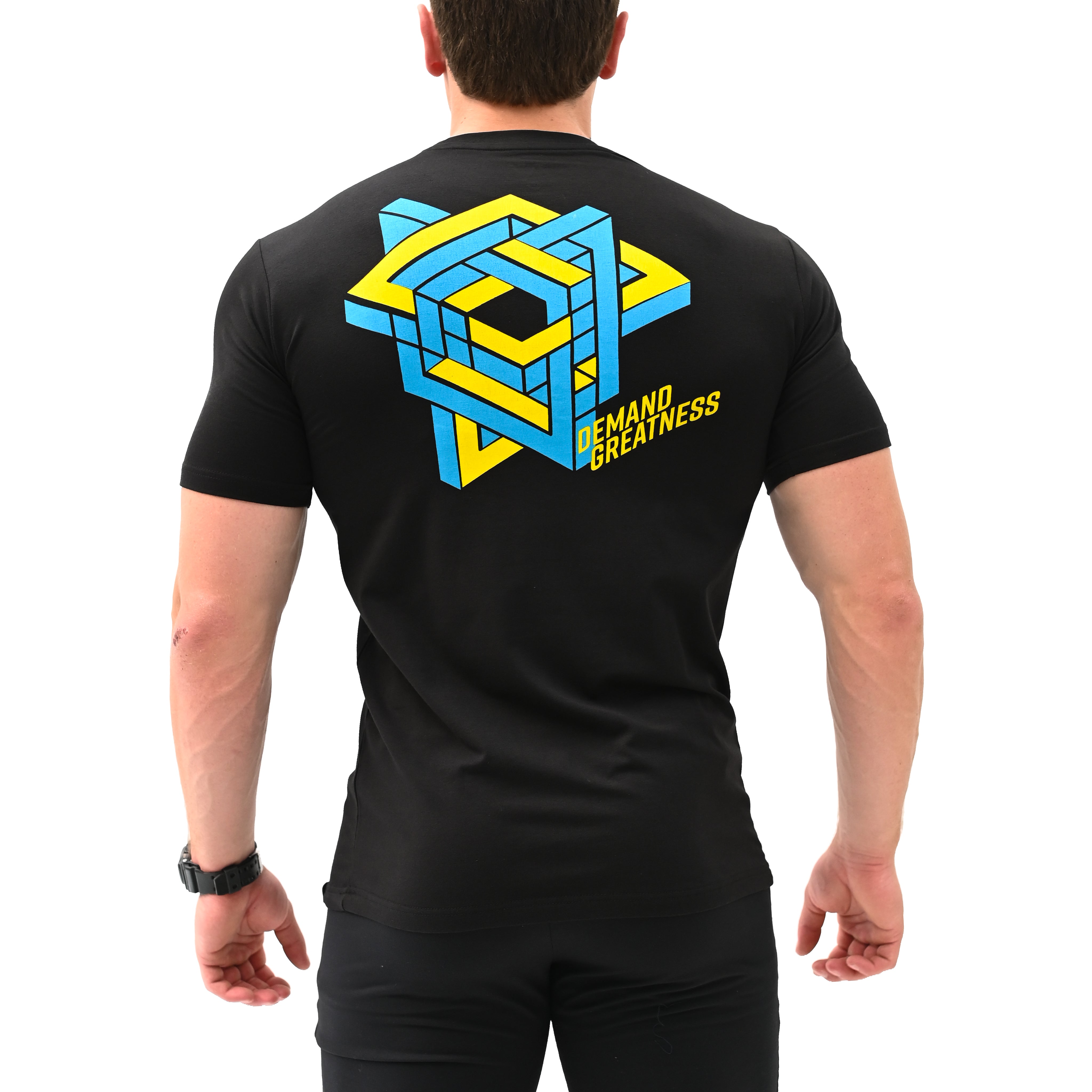 Geo Weave Non Bar Grip T-Shirt is perfect for in and out of the gym. Purchase Geo Weave Non Bar Grip tshirt UK from A7 UK. Purchase Geo Weave Shirt Europe from A7 UK. Best gymwear shipping to UK and Europe from A7 UK. Geo Weave is our newest Non Bar Grip Design. The best Powerlifting apparel for all your workouts. Available in UK and Europe including France, Italy, Germany, Sweden and Poland.