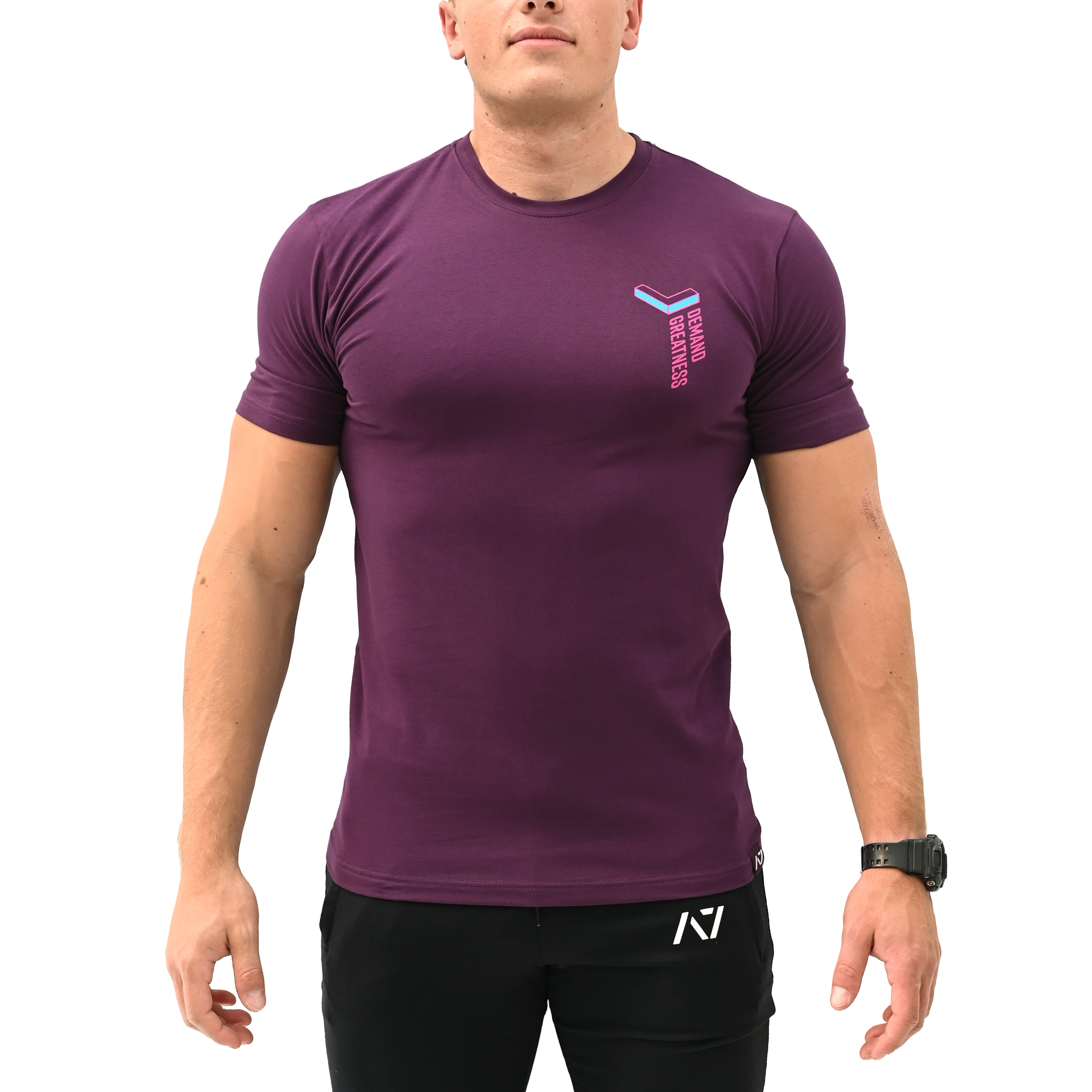 Ascend Berry Non Bar Grip T-Shirt is perfect for in and out of the gym. Purchase Ascend Berry Non Bar Grip tshirt UK from A7 UK. Purchase Ascend Berry Shirt Europe from A7 UK. Best gymwear shipping to UK and Europe from A7 UK. Ascend Berry is our newest Non Bar Grip Design. The best Powerlifting apparel for all your workouts. Available in UK and Europe including France, Italy, Germany, Sweden and Poland.