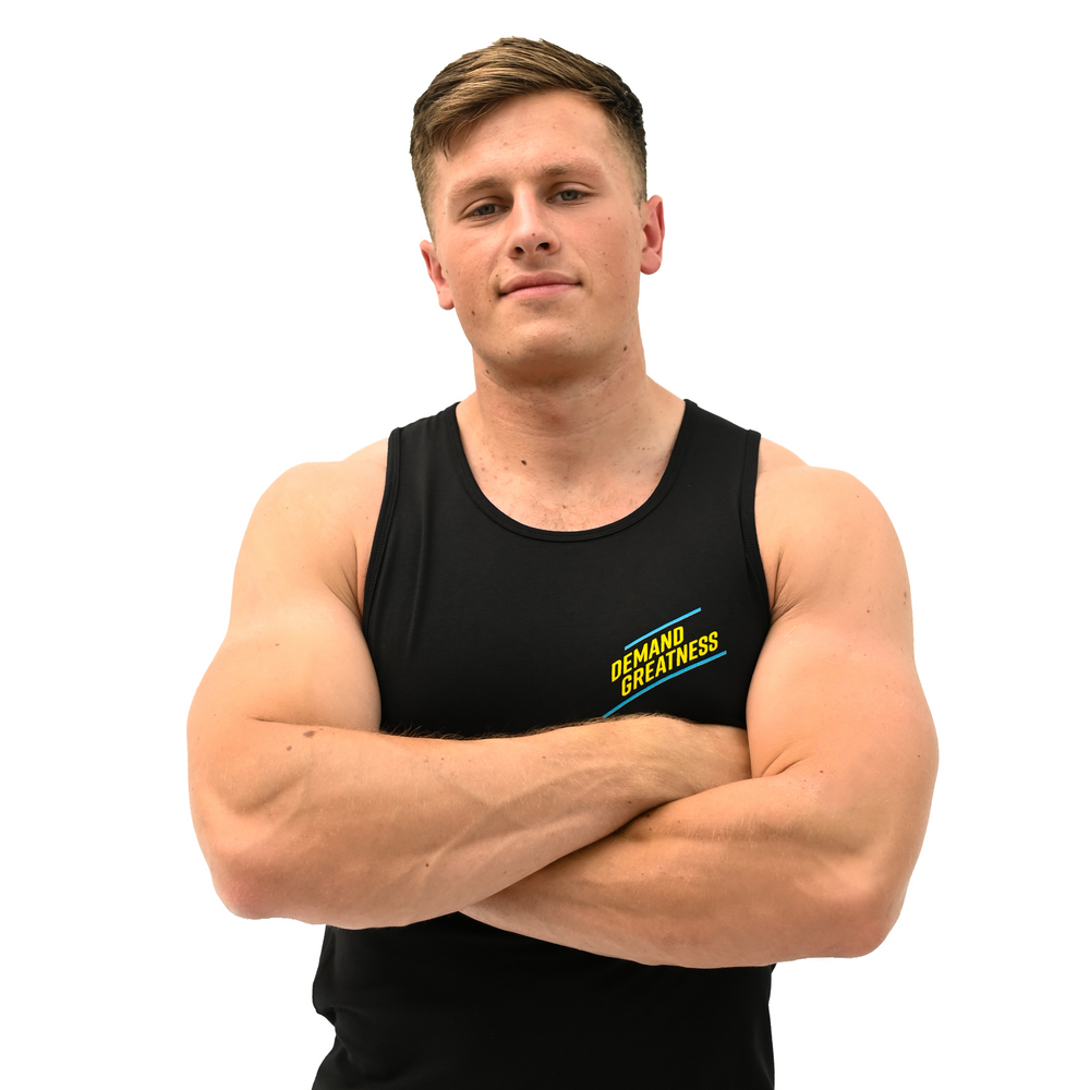 
                      
                        Geo Weave Non Bar Grip Tank T-Shirt is perfect for in and out of the gym. Purchase Geo Weave Non Bar Grip tshirt UK from A7 UK. Purchase Geo Weave Shirt Europe from A7 UK. Best gymwear shipping to UK and Europe from A7 UK. Geo Weave is our newest Non Bar Grip Design. The best Powerlifting apparel for all your workouts. Available in UK and Europe including France, Italy, Germany, Sweden and Poland.
                      
                    