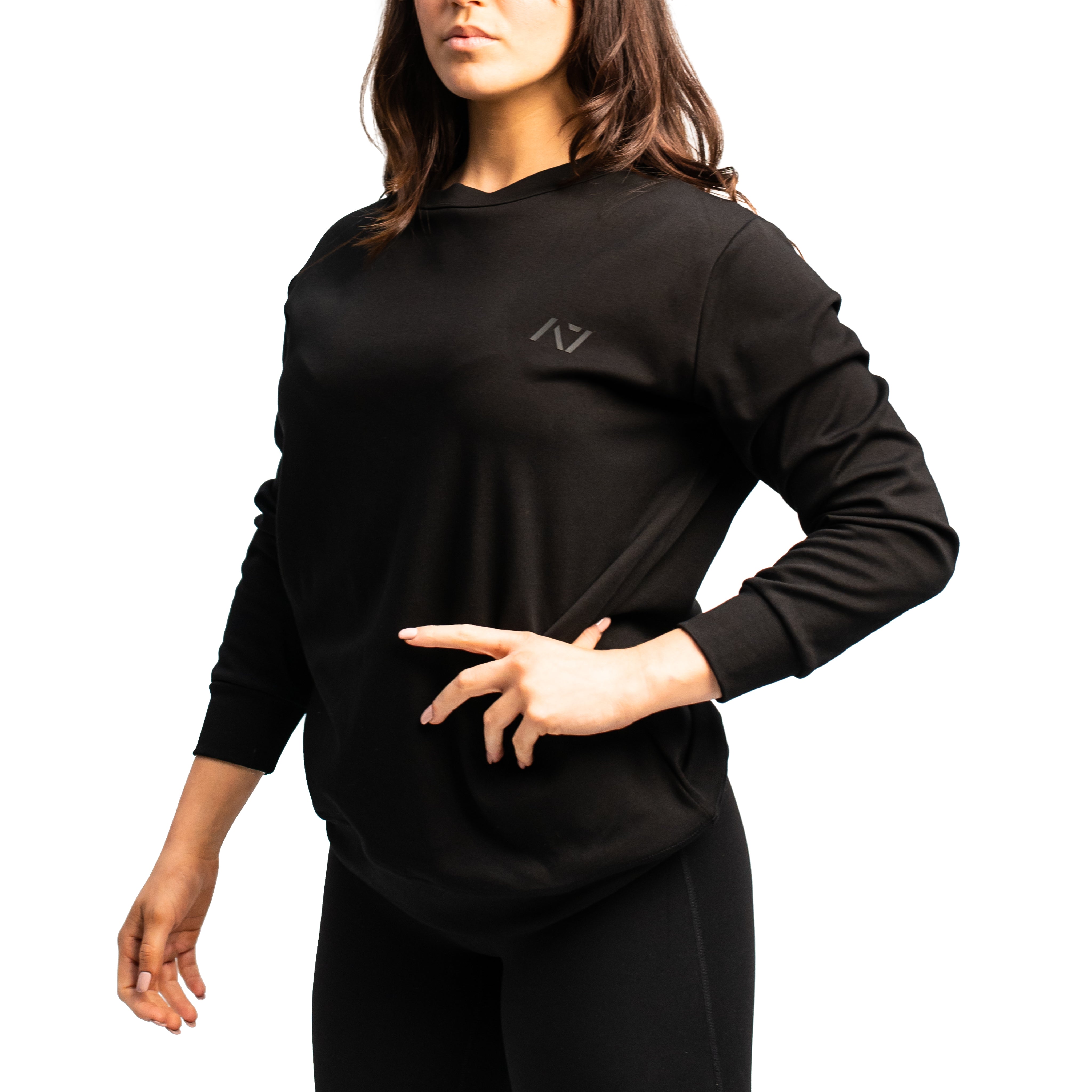 A7 Moxie Crewnecks are part of the A7 balance collection which combines comfort and aesthetics. The pieces in this collection are made with comfortable fabrics and minimal logos to create a simple, yet impactful look. Moxie Crewnecks have 4-way stretch material to move with your shape. A7 crewneck perfect for in and out the gym. Purchase A7 Moxie Creckneck from A7 Europe. Purchase A7 Moxie Crewneck from A7 UK. Available in UK and Europe including France, Italy, Germany, the Netherlands, Sweden and Poland.