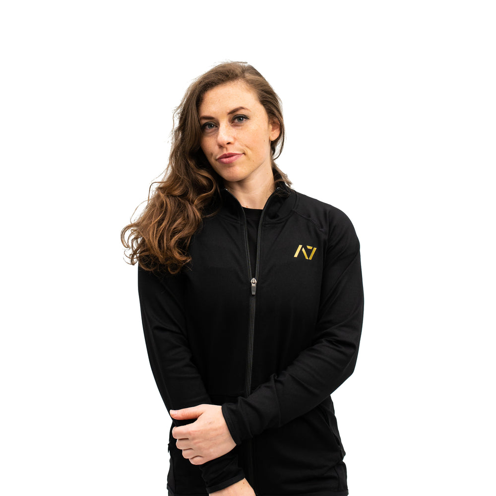 
                      
                        Whether going on a hike or heading to the gym our Defy Jacket will keep you cosy and comfortable. The jackets are made with premium moisture- 4-way-stretch material for a greater range of motion. These are a great fit for both men and women. Purchase Gold Standard Defy jacket from A7 UK shipping to UK or A7 Europe shipping to EU.
                      
                    