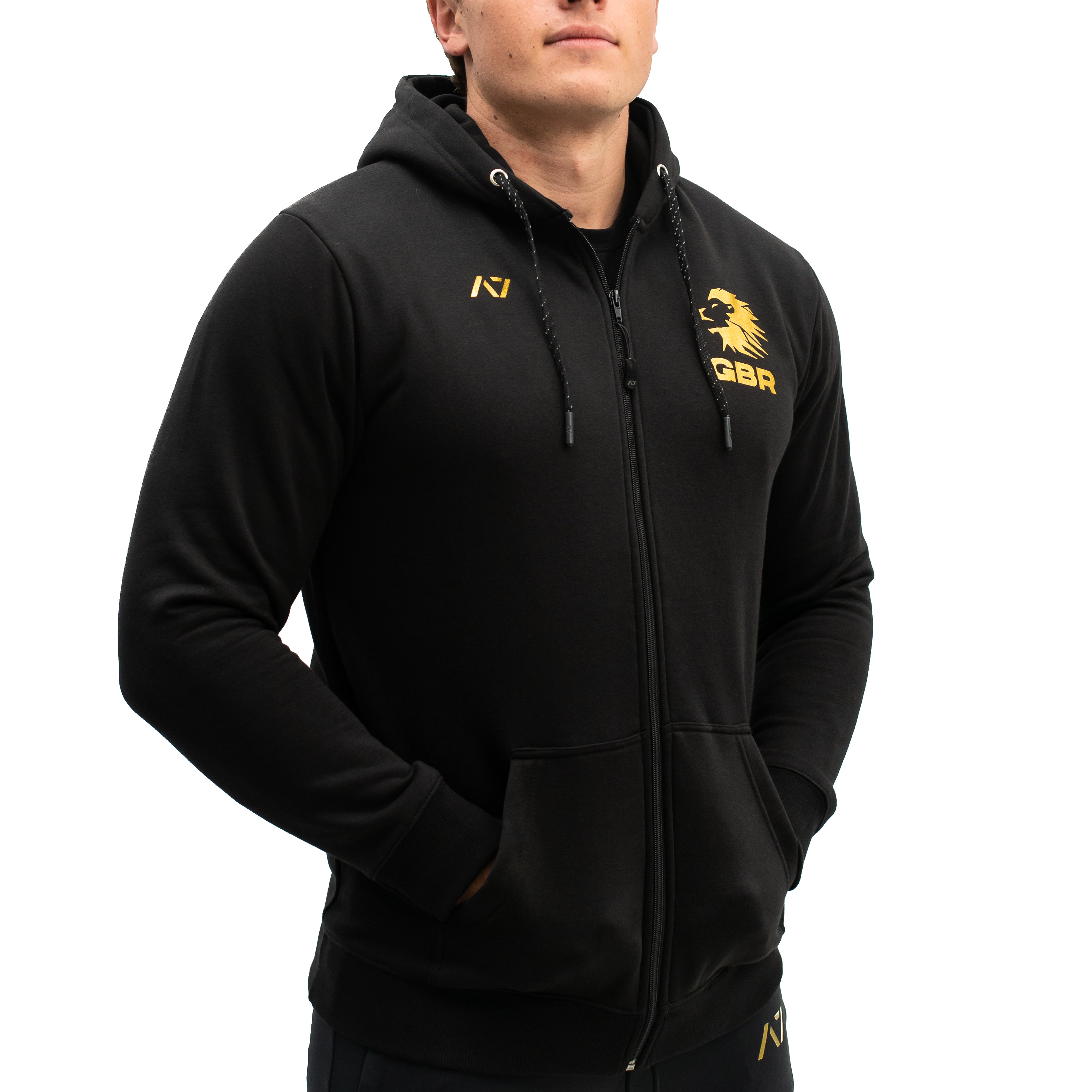 Purchase GB Gold Britannia zip up hoodie in UK and Europe from A7 UK. A7 have the best Bar Grip Tshirts, shipping to UK and Europe from A7 UK. Go Far is our newest design on our zip up hoodie. Demand Greatness on the front with an eagle on the back, in a chromium colourway! A7UK supplies the best Powerlifting apparel for all your workouts. Available in UK and Europe including France, Italy, Germany, the Netherlands, Sweden and Poland.