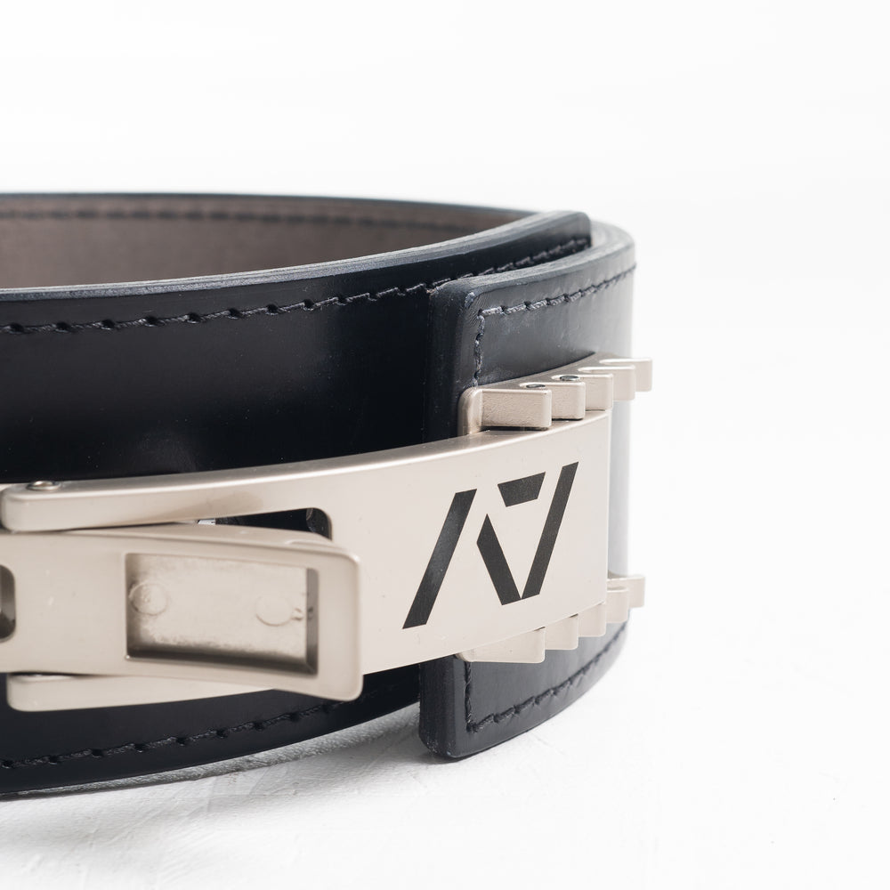 
                      
                        A7 IPF Approved PAL Lever Belt features a black design with black leather, black engraved buckle and debossed A7 logo on the leather. The new Pioneer Adjustable Lever, PAL, buckle allows you to quickly adjust the tightness of your belt for a perfect fit. The IPF Approved Kit includes Singlet, A7 Meet Shirt, A7 Zebra Wrist Wraps, A7 Deadlift Socks, Hourglass Knee Sleeves (Stiff Knee Sleeves and Rigor Mortis Knee Sleeves). All A7 Powerlifting Equipment shipping to UK, Norway, Switzerland and Iceland.
                      
                    