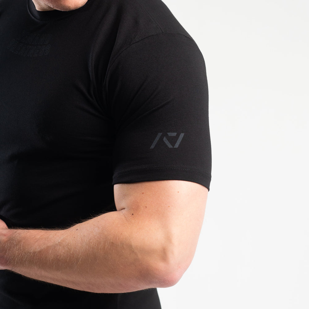 
                      
                        DG23 Stealth is our new meet shirt design highlighting Demand Greatness with a double outline font to showcase your impact on the platform. The DG23 Meet Shirt is IPF Approved. Shop the full A7 Powerlifting IPF Approved Equipment collection. The IPF Approved Kit includes Powerlifting Singlet, A7 Meet Shirt, A7 Zebra Wrist Wraps, A7 Deadlift Socks, Hourglass Knee Sleeves (Stiff Knee Sleeves and Rigor Mortis Knee Sleeves). All A7 Powerlifting Equipment shipping to UK, Norway, Switzerland and Iceland.
                      
                    