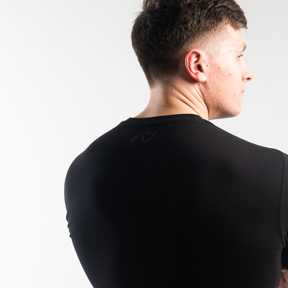 
                      
                        DG23 Stealth is our new meet shirt design highlighting Demand Greatness with a double outline font to showcase your impact on the platform. The DG23 Meet Shirt is IPF Approved. Shop the full A7 Powerlifting IPF Approved Equipment collection. The IPF Approved Kit includes Powerlifting Singlet, A7 Meet Shirt, A7 Zebra Wrist Wraps, A7 Deadlift Socks, Hourglass Knee Sleeves (Stiff Knee Sleeves and Rigor Mortis Knee Sleeves). All A7 Powerlifting Equipment shipping to UK, Norway, Switzerland and Iceland.
                      
                    