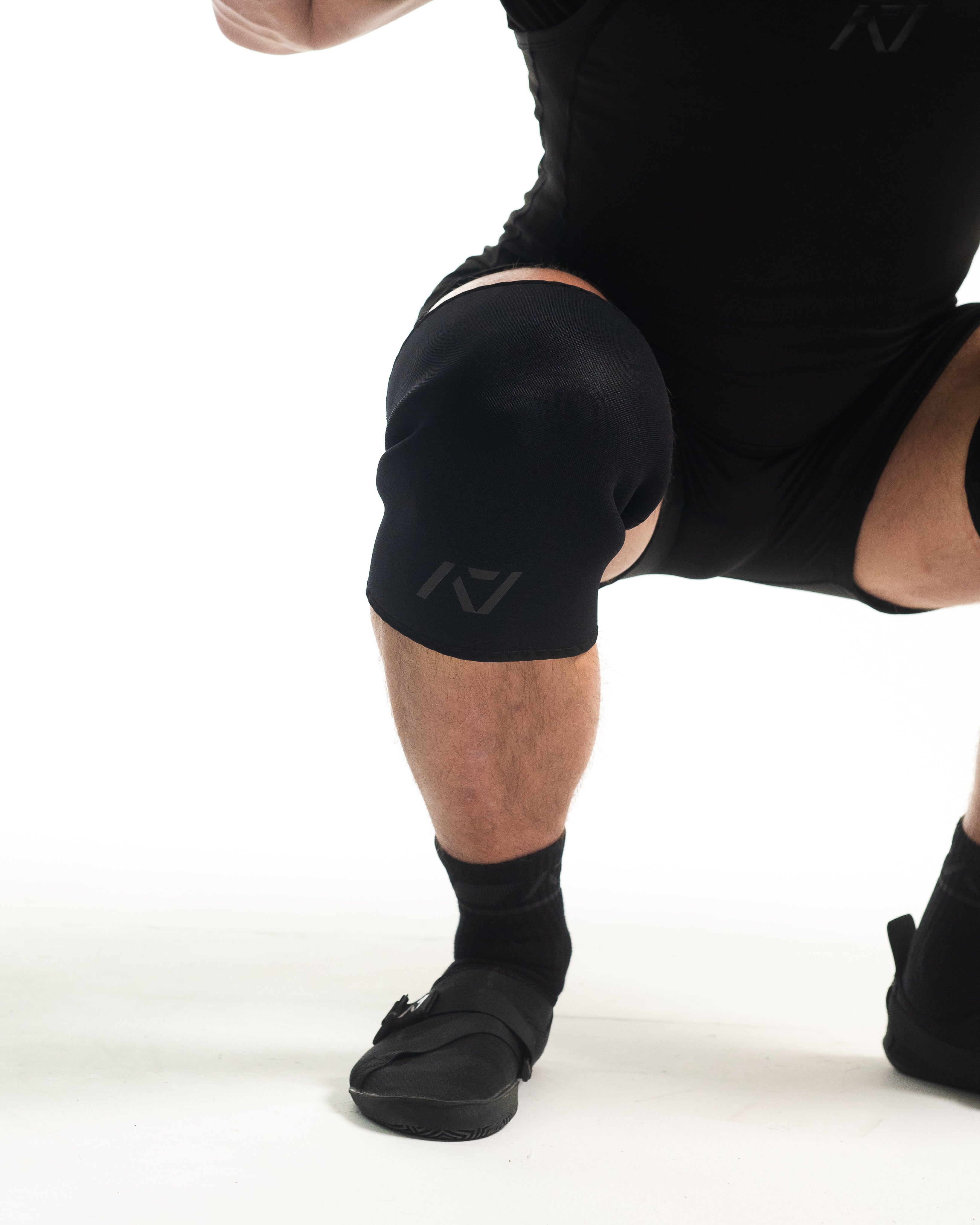 A7 IPF Approved Hourglass Knee Sleeves feature an hourglass-shaped centre taper fit to help provide knee compression while maintaining proper tightness around the calf and quad, offered in three stiffnesses (Flexi, Stiff and Rigor Mortis). Shop the full A7 Powerlifting IPF Approved Equipment collection. The IPF Approved Kit includes Powerlifting Singlet, A7 Meet Shirt, A7 Zebra Wrist Wraps and A7 Deadlift Socks. All A7 Powerlifting Equipment shipping to UK, Norway, Switzerland and Iceland.