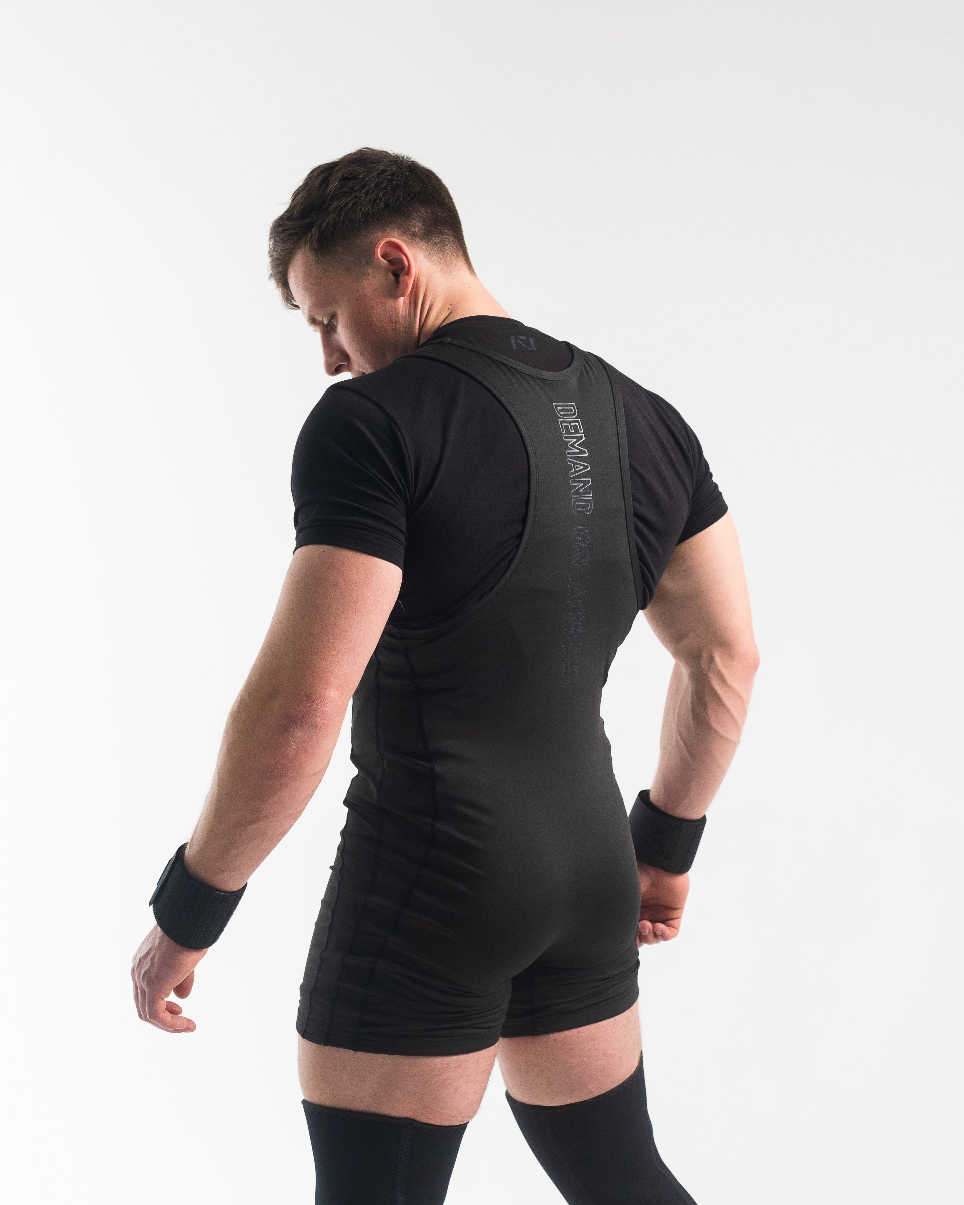 A7 IPF Approved Stealth Luno singlet features extra lat mobility, side panel stitching to guide the squat depth level and curved panel design for a slimming look. The Women's cut singlet features a tapered waist and additional quad room. The IPF Approved Kit includes Luno Powerlifting Singlet, A7 Meet Shirt, A7 Zebra Wrist Wraps, A7 Deadlift Socks, Hourglass Knee Sleeves (Stiff Knee Sleeves and Rigor Mortis Knee Sleeves). All A7 Powerlifting Equipment shipping to UK, Norway, Switzerland and Iceland.