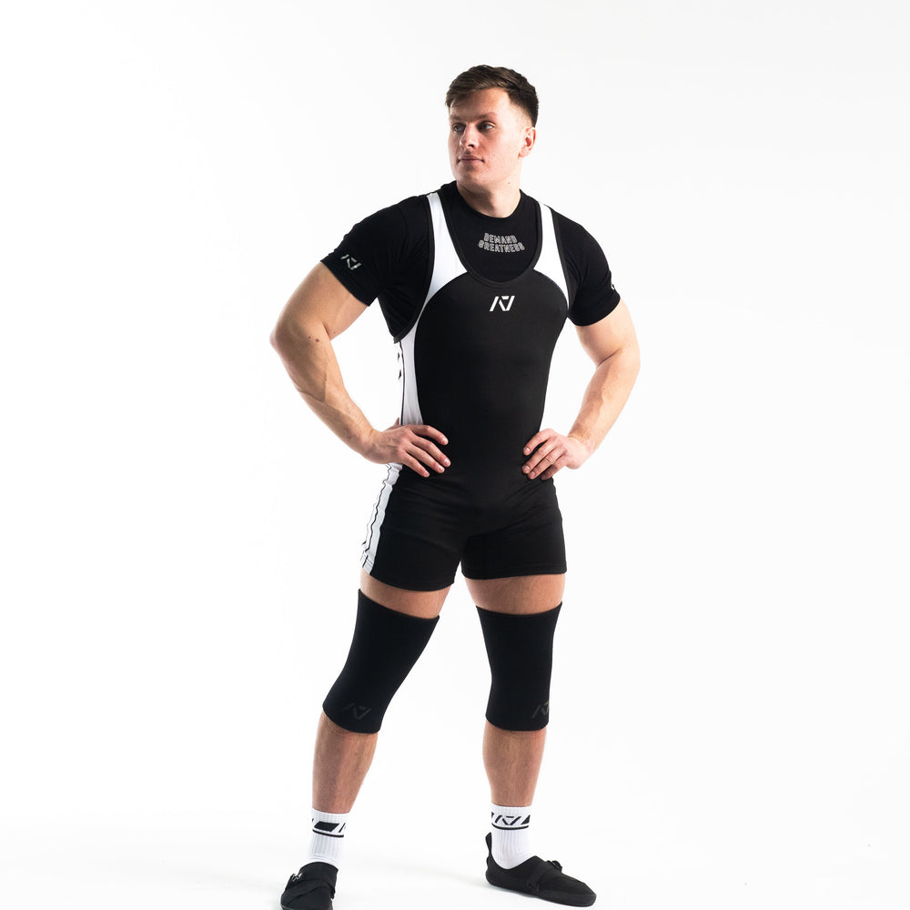 
                      
                        A7 IPF Approved Domino Luno singlet features extra lat mobility, side panel stitching to guide the squat depth level and curved panel design for a slimming look. The Women's cut singlet features a tapered waist and additional quad room. The IPF Approved Kit includes Luno Powerlifting Singlet, A7 Meet Shirt, A7 Zebra Wrist Wraps, A7 Deadlift Socks, Hourglass Knee Sleeves (Stiff Knee Sleeves and Rigor Mortis Knee Sleeves). All A7 Powerlifting Equipment shipping to UK, Norway, Switzerland and Iceland.
                      
                    