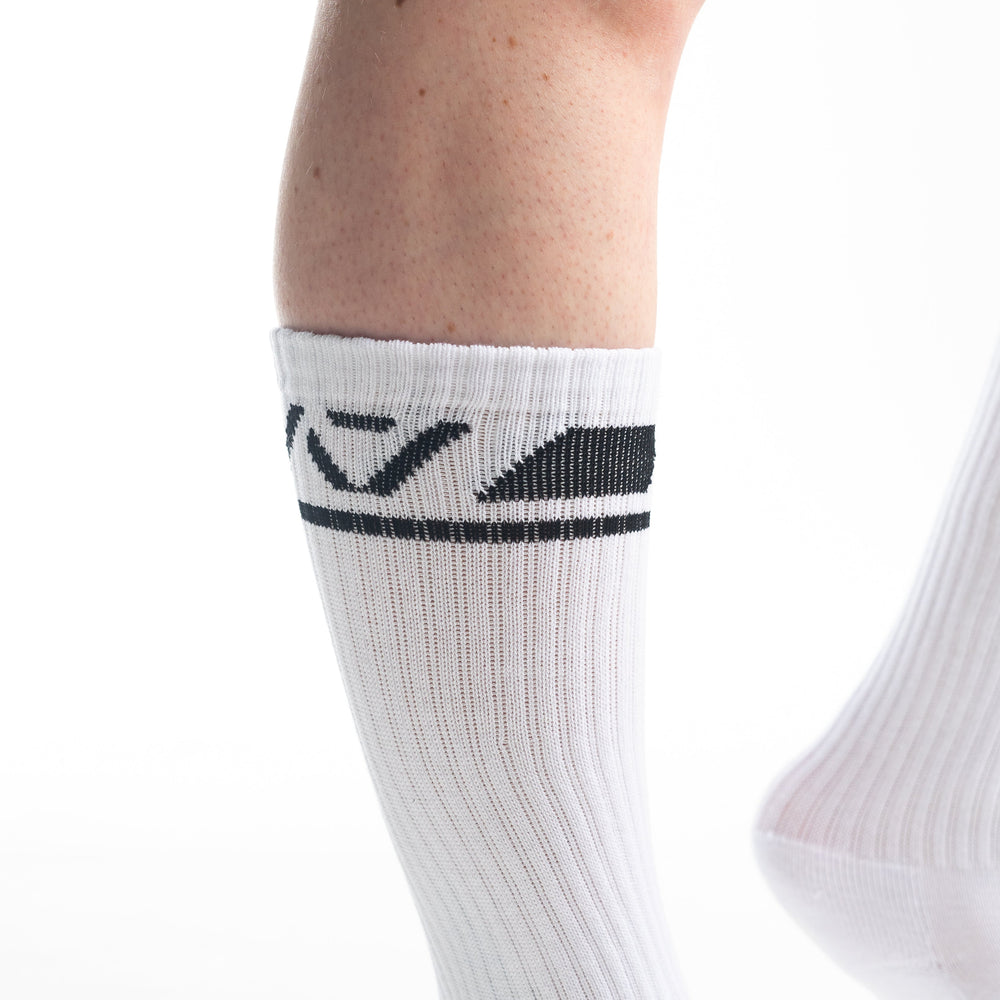 
                      
                        A7 Domino Deadlift socks are designed specifically for pulls and keep your shins protected from scrapes. A7 deadlift socks are a perfect pair to wear in training or powerlifting competition. The IPF Approved Kit includes Powerlifting Singlet, A7 Meet Shirt, A7 Zebra Wrist Wraps, A7 Deadlift Socks, Hourglass Knee Sleeves (Stiff Knee Sleeves and Rigor Mortis Knee Sleeves). All A7 Powerlifting Equipment shipping to UK, Norway, Switzerland and Iceland.
                      
                    