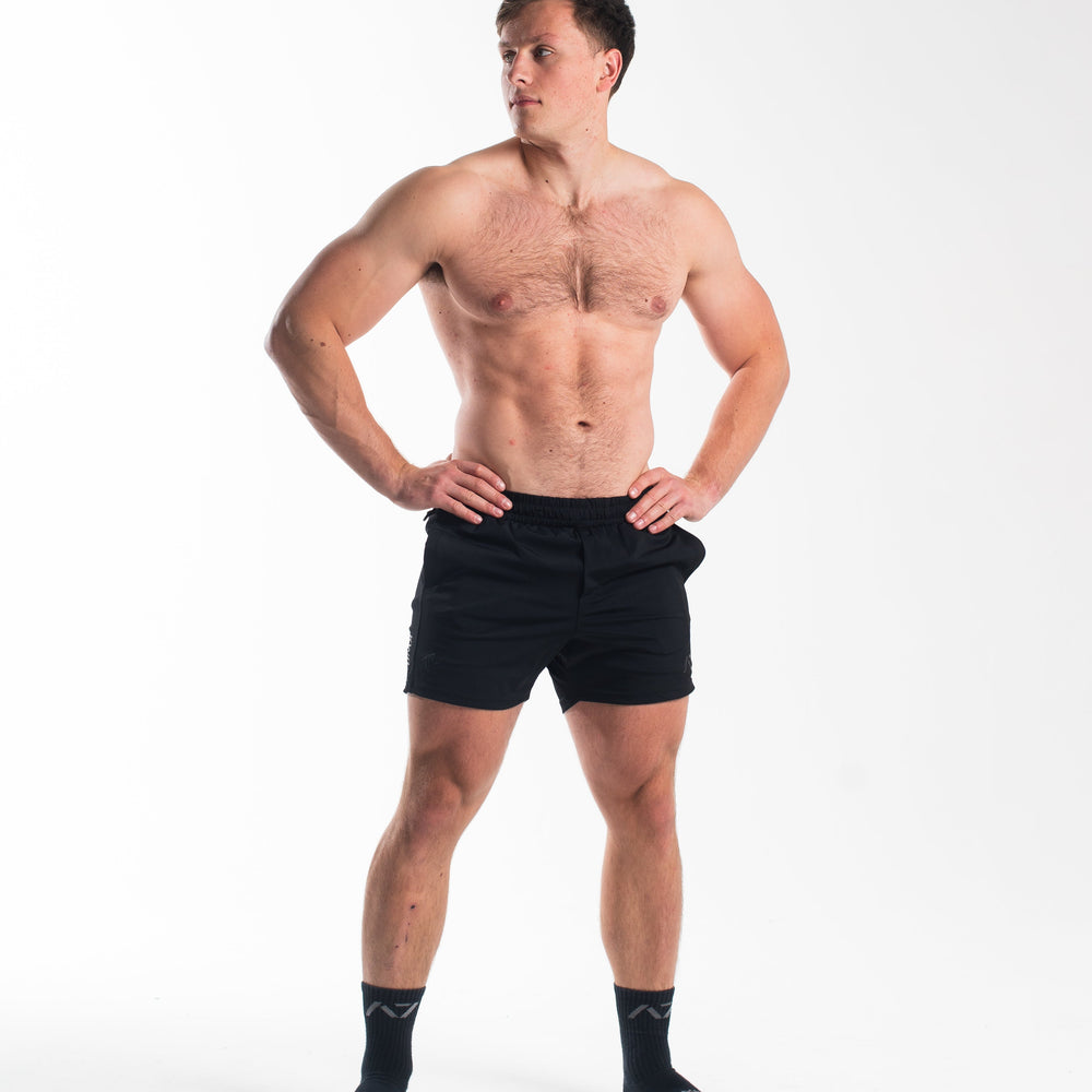 
                      
                        360GO was created to provide the flexibility for all movements in your training while offering comfort. These shorts offer 360 degrees of stretch in all angles and allow you to remain comfortable without limiting any movement in both training and life environments. Designed with a wide drawstring to easily adjust your waist without slipping. Purchase 360GO KWD Squat Shorts from A7 UK. All A7 Powerlifting Equipment shipping to UK, Norway, Switzerland and Iceland.
                      
                    
