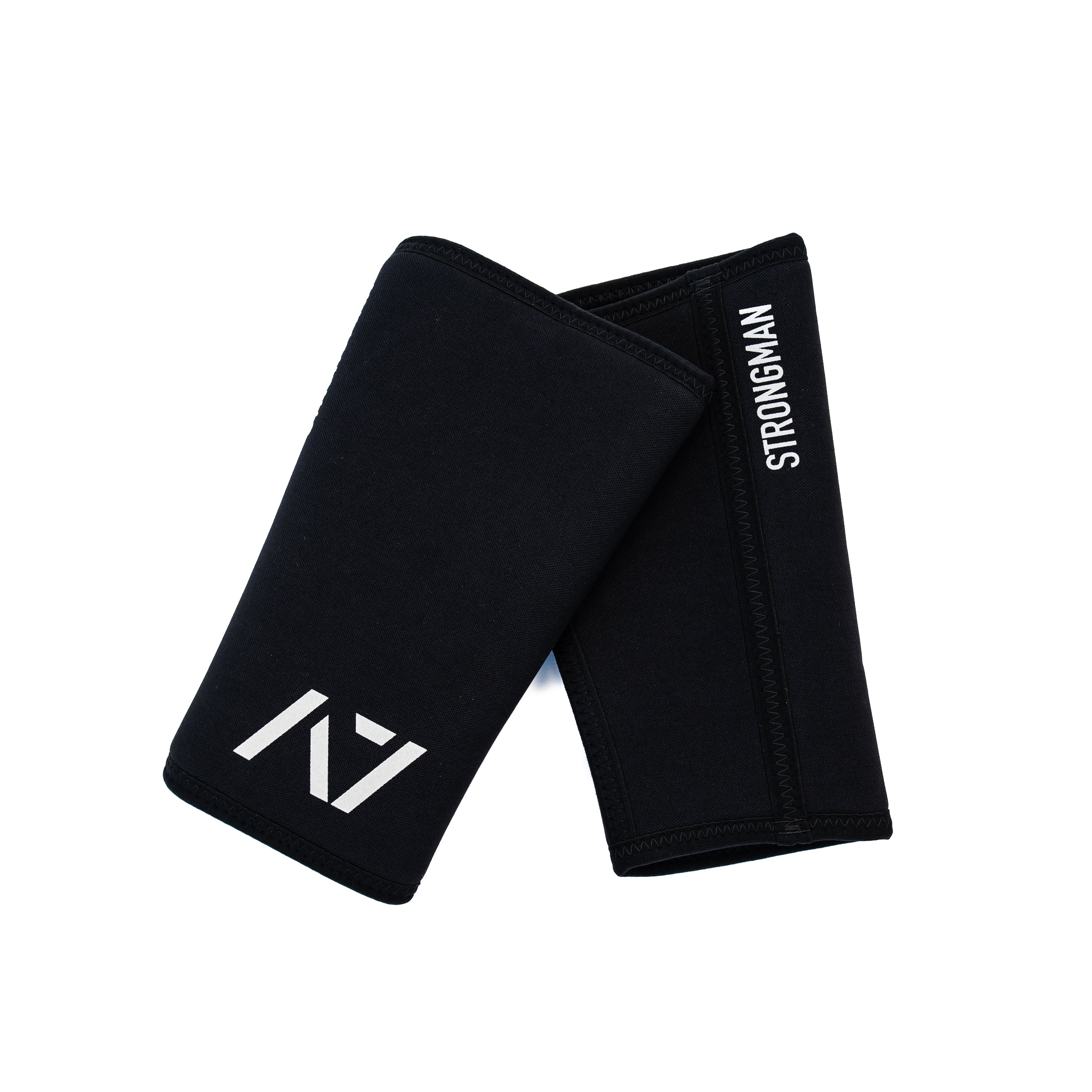 Strongman Knee Sleeves - 9mm - Black/ Reflective