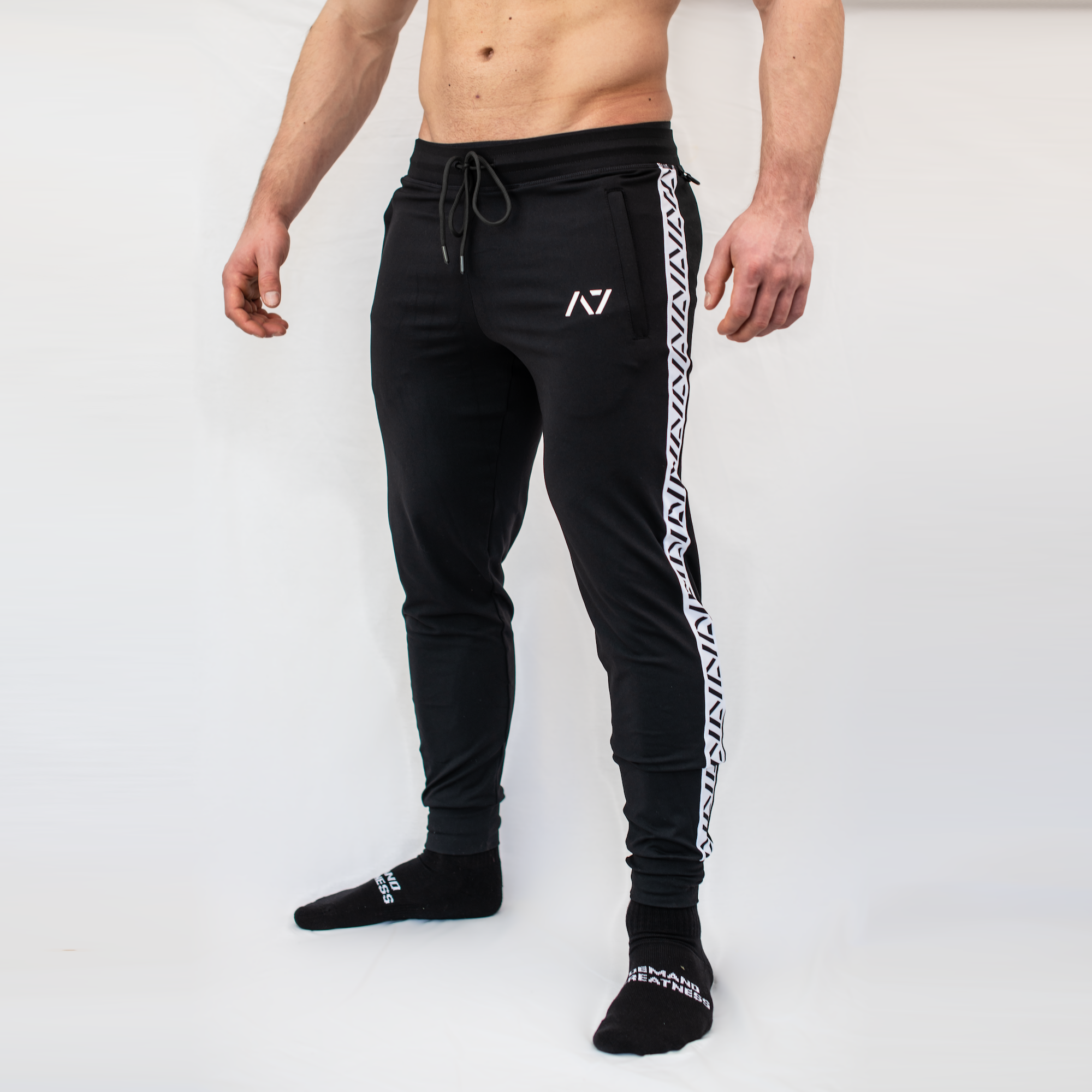 Defy joggers are just as comfortable in the gym as they are going out. These are made with premium moisture-wicking 4-way-stretch material for greater range of motion.  These are a great fit for both men and women.