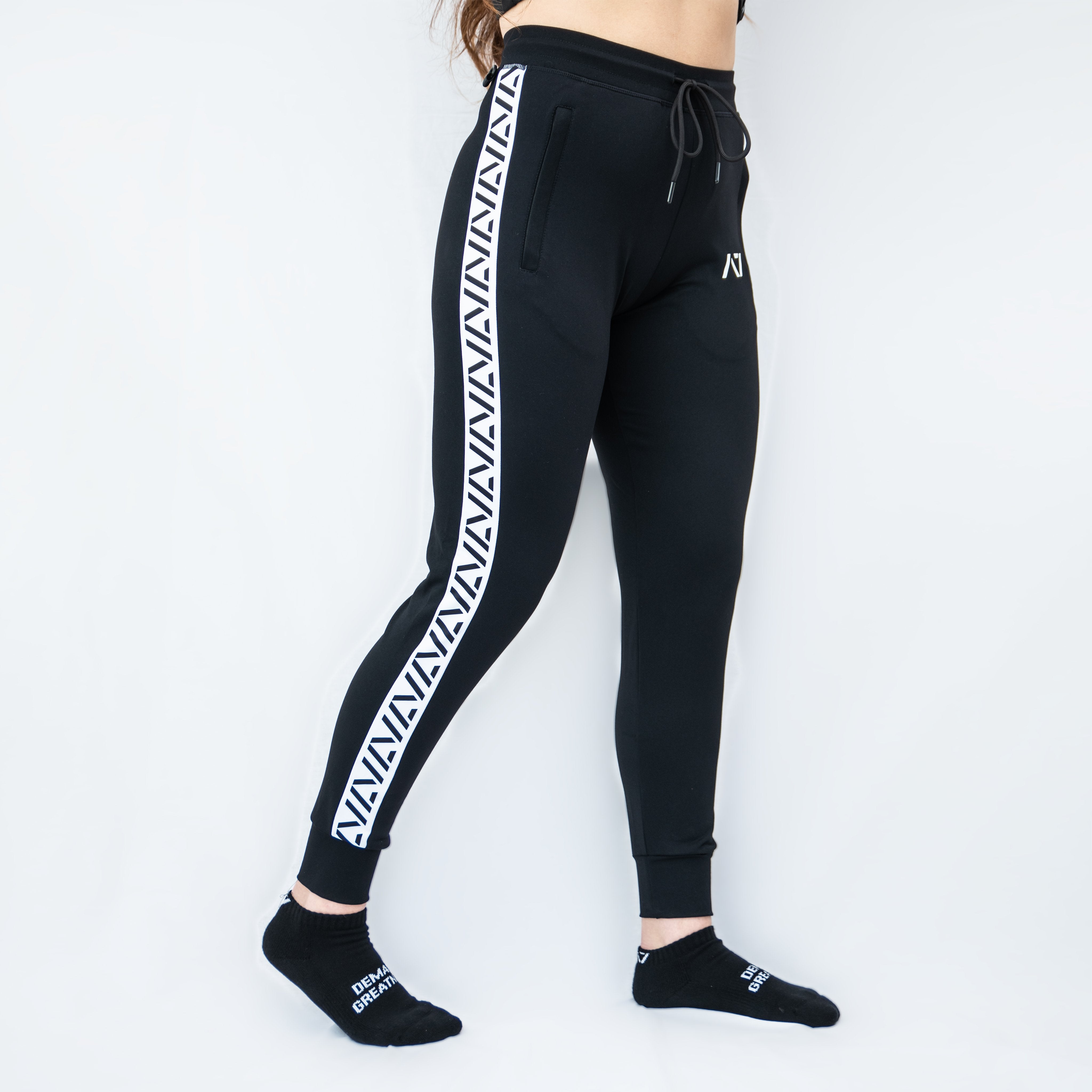 Defy joggers are just as comfortable in the gym as they are going out. These are made with premium moisture-wicking 4-way-stretch material for greater range of motion.  These are a great fit for both men and women.