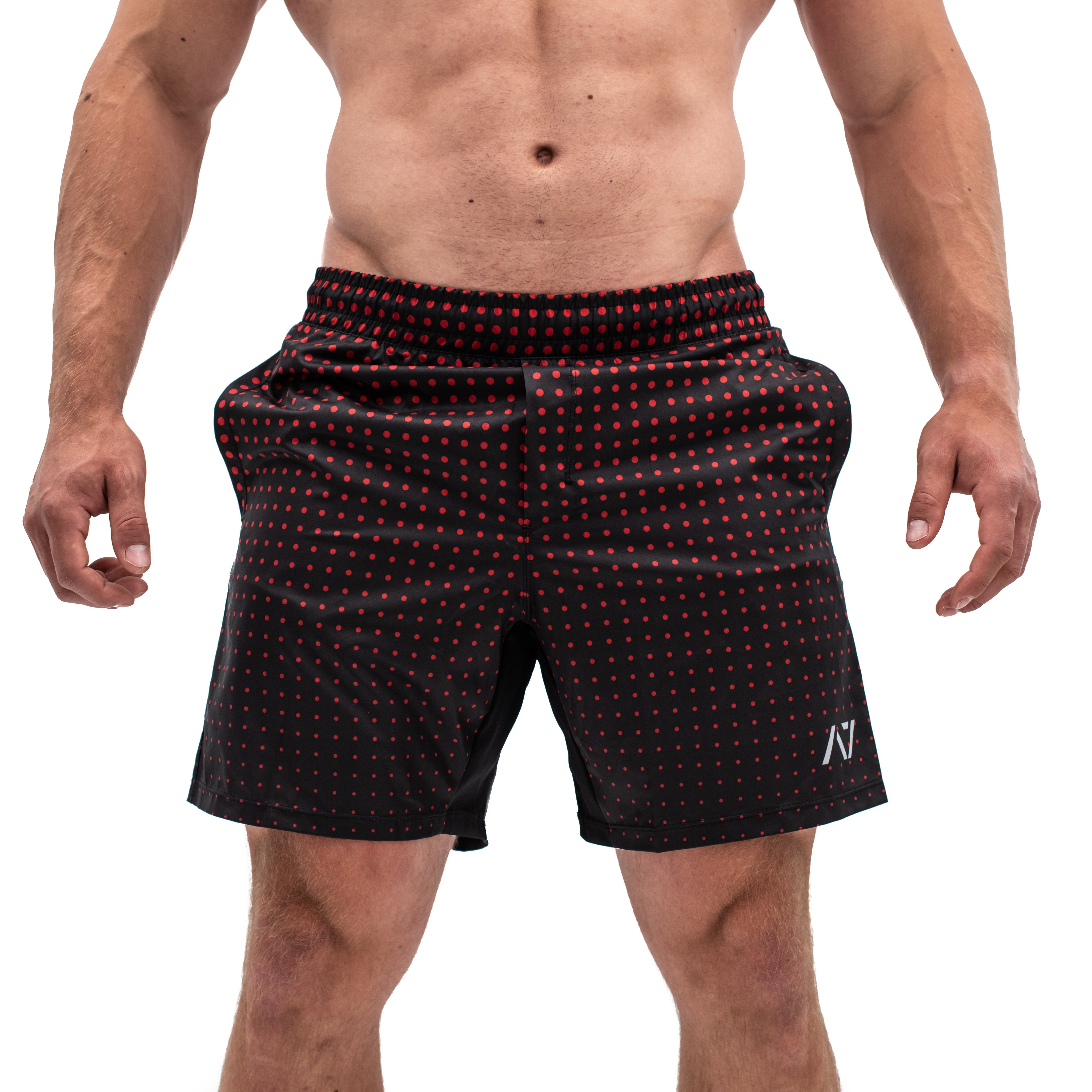 Have you ever squatted in shorts and realised that they may be too tight on you at the bottom of a squat? A7 Centre-stretch Squat Shorts are made with stretchy fabric in between legs making them perfect shorts for squat and squats for deadlifts. KWD shorts have a shorter inseam and are designed to show off your quads (KWaDs). Short inseam squat shorts, short shorts and deadlift shorts. Available in UK and Europe including France, Italy, Germany, Sweden and Poland.