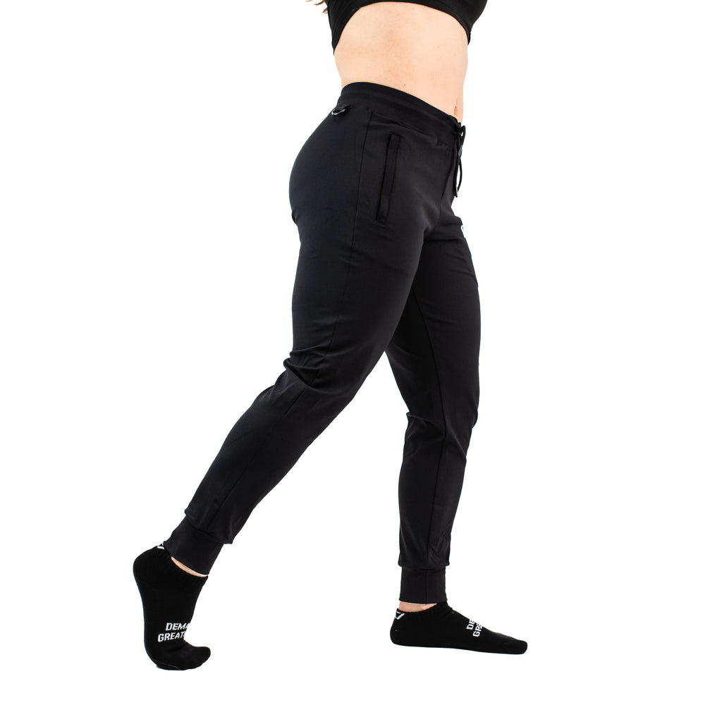 
                      
                        Defy joggers are just as comfortable in the gym as they are going out. These are made with premium moisture-wicking 4-way-stretch material for greater range of motion. These are a great fit for both men and women. Available in UK and Europe including France, Italy, Germany, Sweden and Poland.
                      
                    