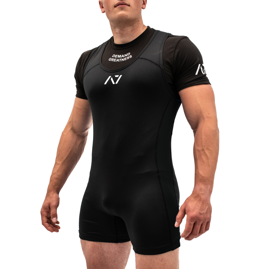 A7 IPF Approved Powerlifting Singlet is designed exclusively for powerlifting. It is very comfortable to wear and feels soft on bare skin. A7 Powerlifting Singlet is made from breathable fabric and provides compression during your lifts. The perfect piece of IPF Approved Kit!