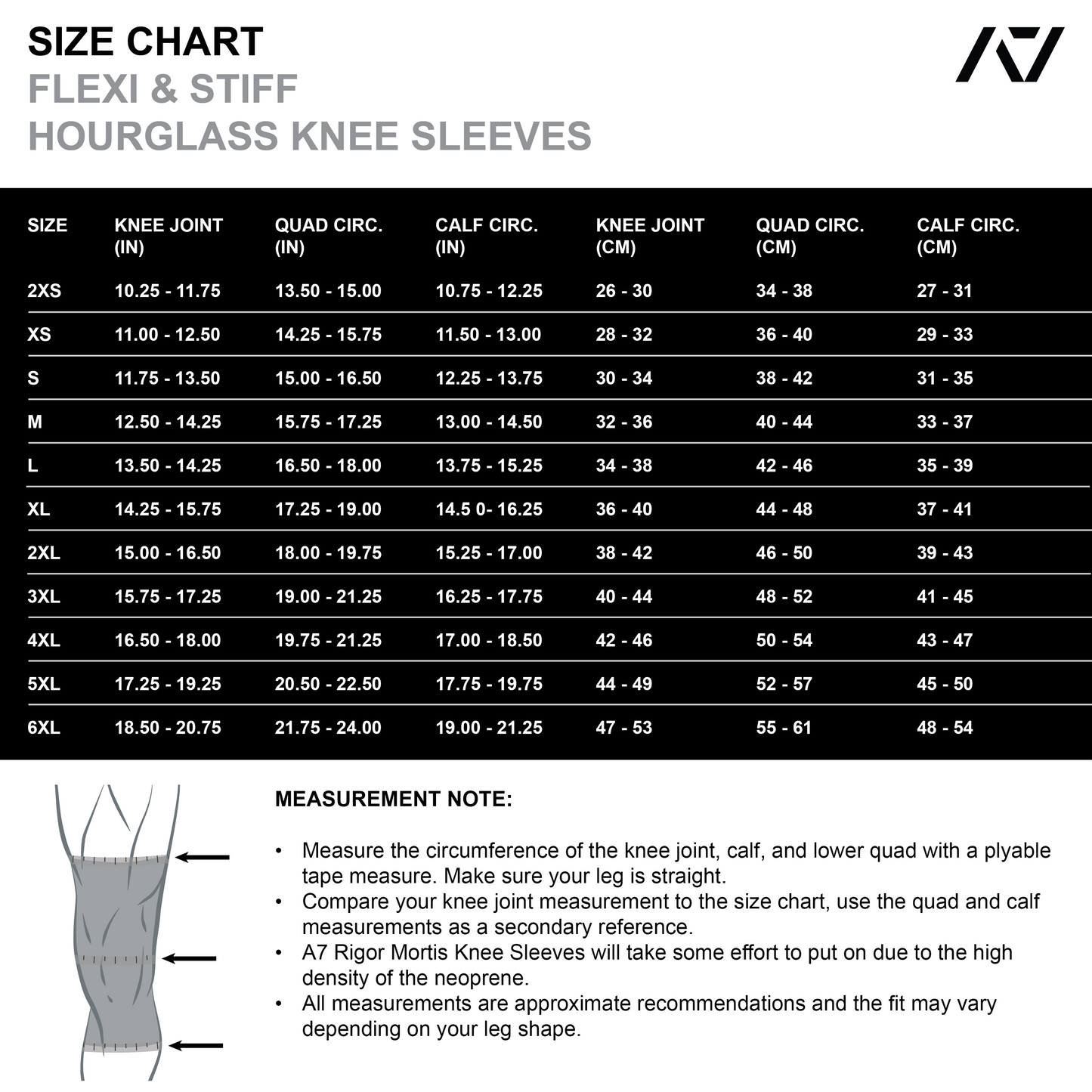 Stiff Hourglass Knee Sleeves - IPF Approved - Red Dawn