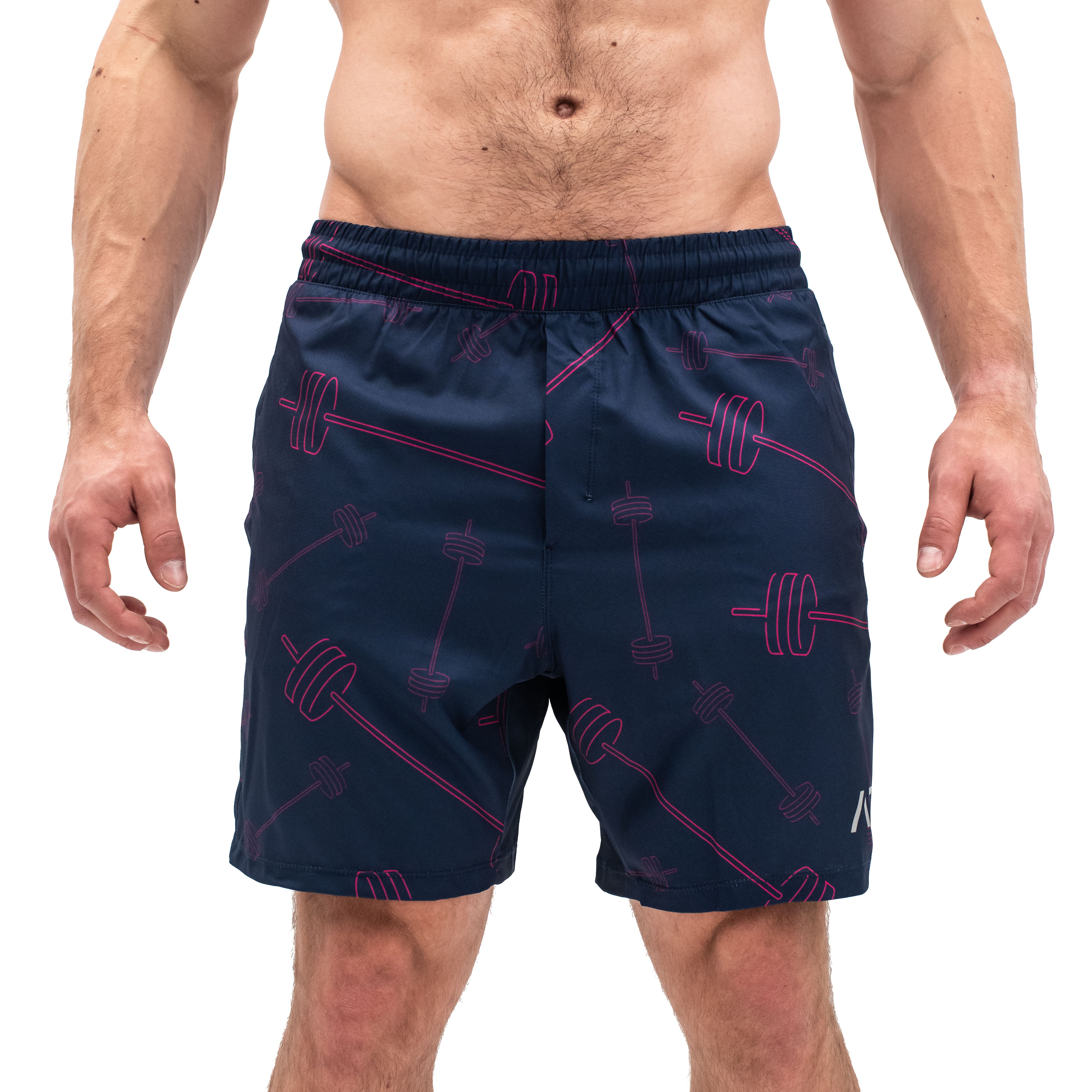 Have you ever squatted in shorts and realised that they may be too tight on you at the bottom of a squat? We have solved this problem with A7 Centre-stretch Squat Shorts. The shorts are made with stretchy fabric in between legs so you are never constricted during your squat. KWD shorts have a shorter inseam and are designed to show off your quads (KWaDs).