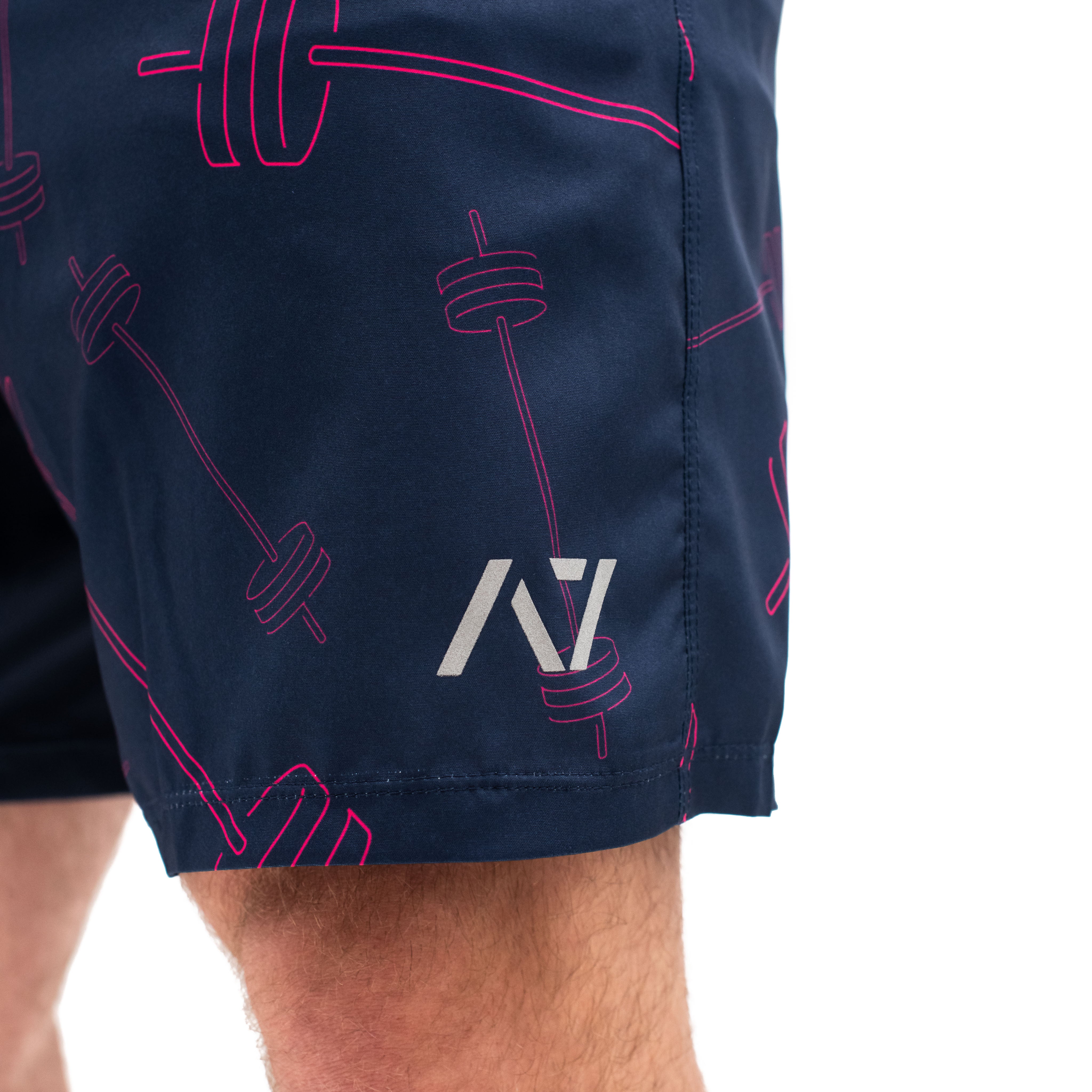 Have you ever squatted in shorts and realised that they may be too tight on you at the bottom of a squat? We have solved this problem with A7 Centre-stretch Squat Shorts. The shorts are made with stretchy fabric in between legs so you are never constricted during your squat. KWD shorts have a shorter inseam and are designed to show off your quads (KWaDs).