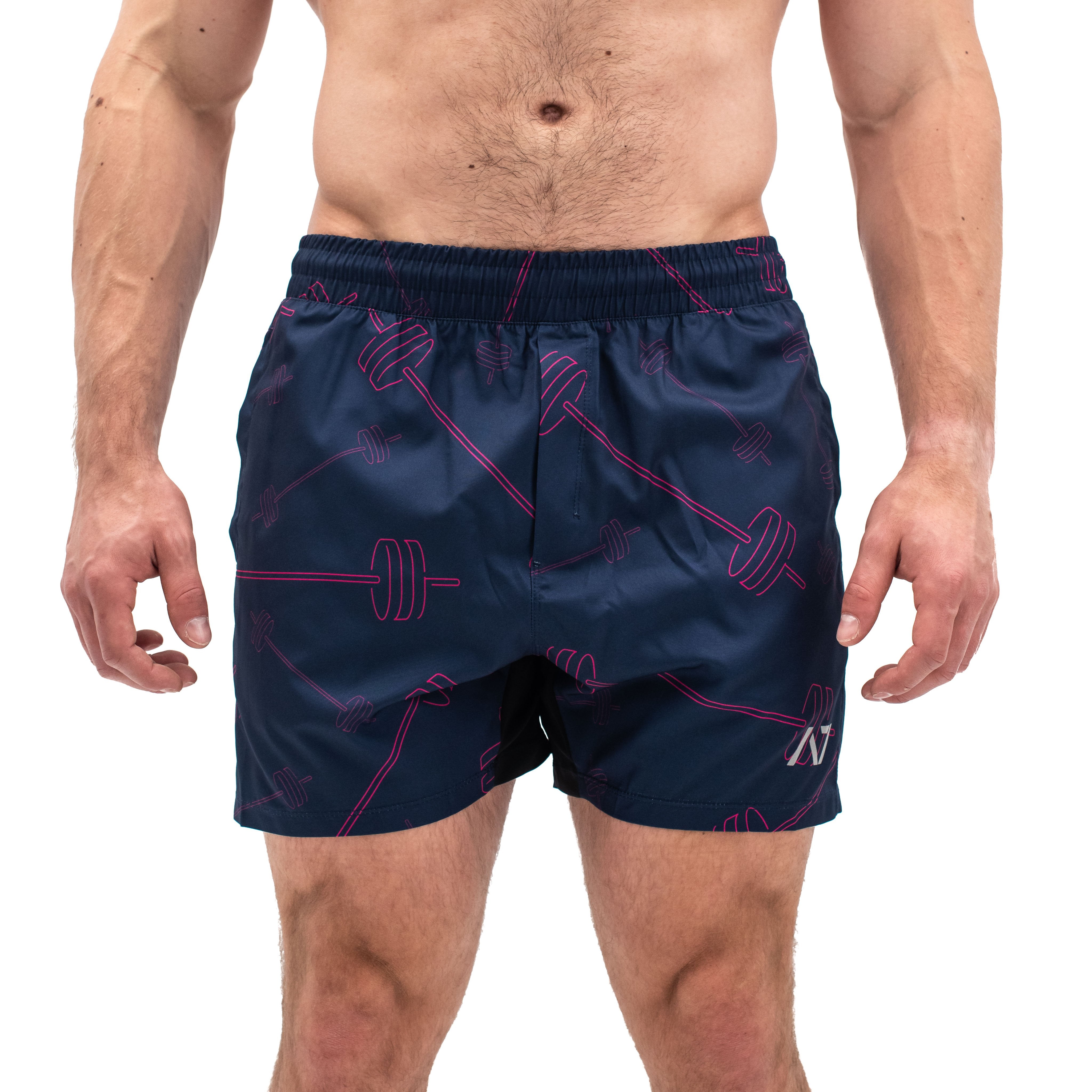 Have you ever squatted in shorts and realised that they may be too tight on you at the bottom of a squat? We have solved this problem with A7 Centre-stretch Squat Shorts. The shorts are made with stretchy fabric in between legs so you are never constricted during your squat. KWD shorts have a shorter inseam and are designed to show off your quads (KWaDs).