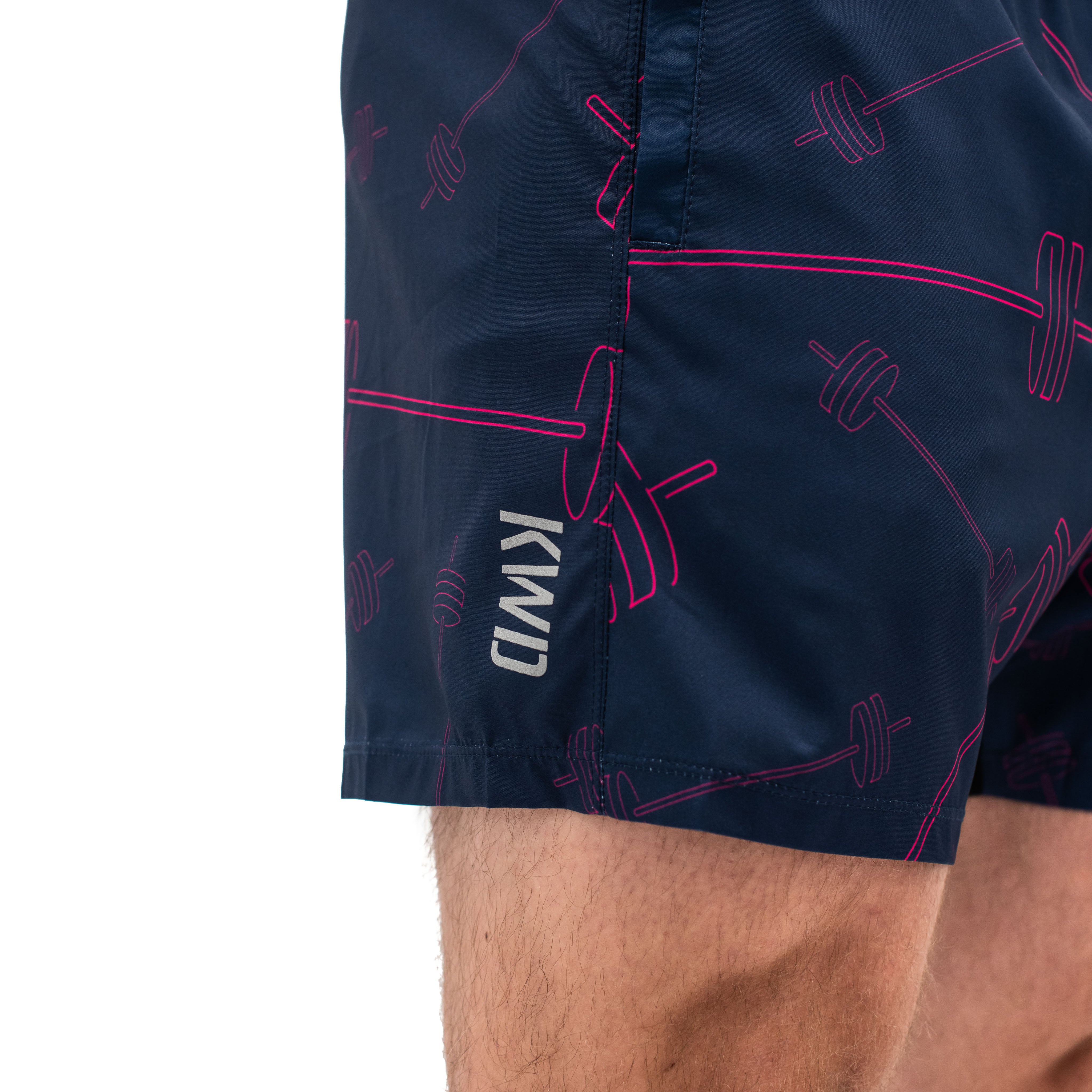 Have you ever squatted in shorts and realised that they may be too tight on you at the bottom of a squat? We have solved this problem with A7 Centre-stretch Squat Shorts. The shorts are made with stretchy fabric in between legs so you are never constricted during your squat. KWD shorts have a shorter inseam and are designed to show off your quads (KWaDs).