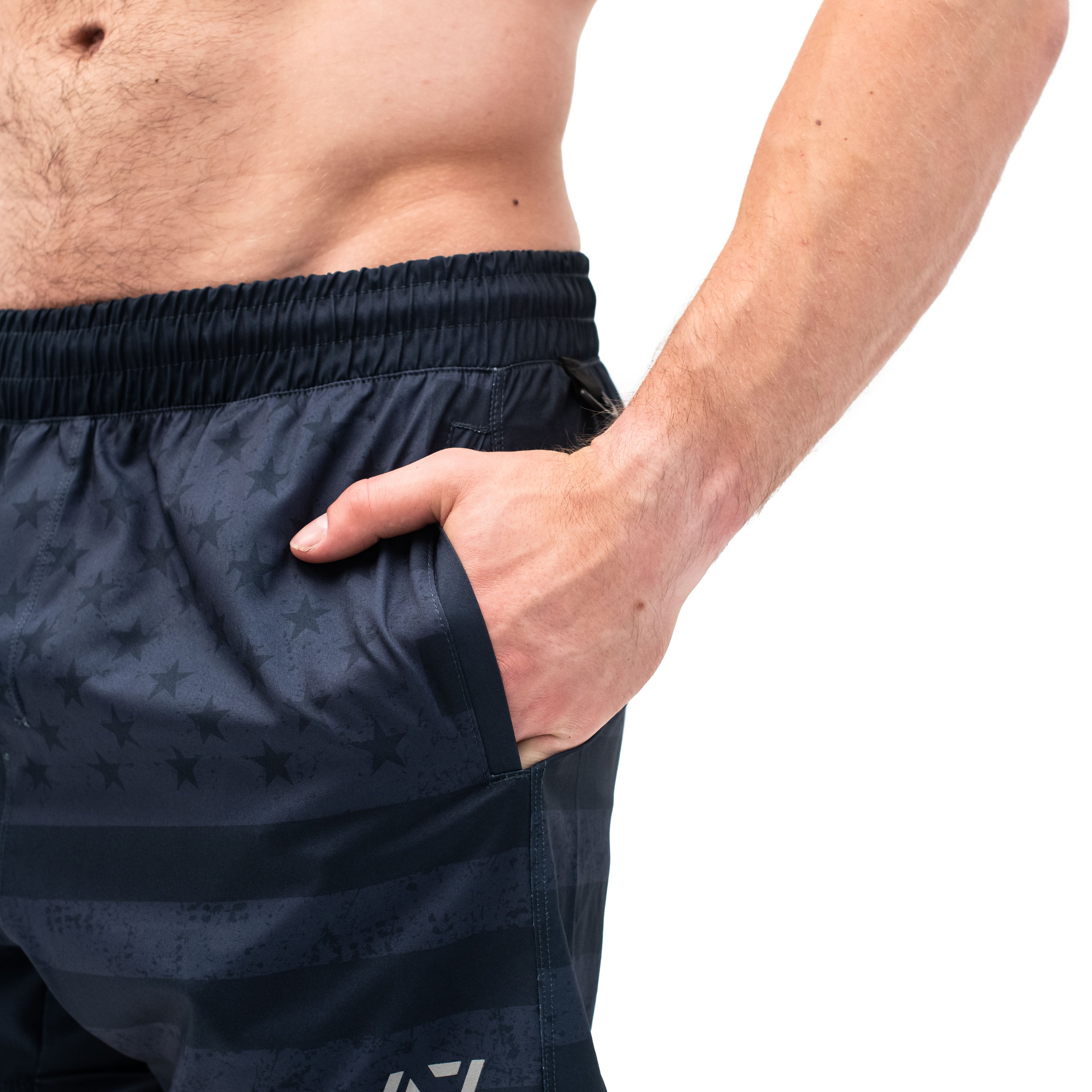 Have you ever squatted in shorts and realised that they may be too tight on you at the bottom of a squat? We have solved this problem with A7 Centre-stretch Squat Shorts. The shorts are made with stretchy fabric in between legs so you are never constricted during your squat. KWD shorts have a shorter inseam and are designed to show off your quads (KWaDs).