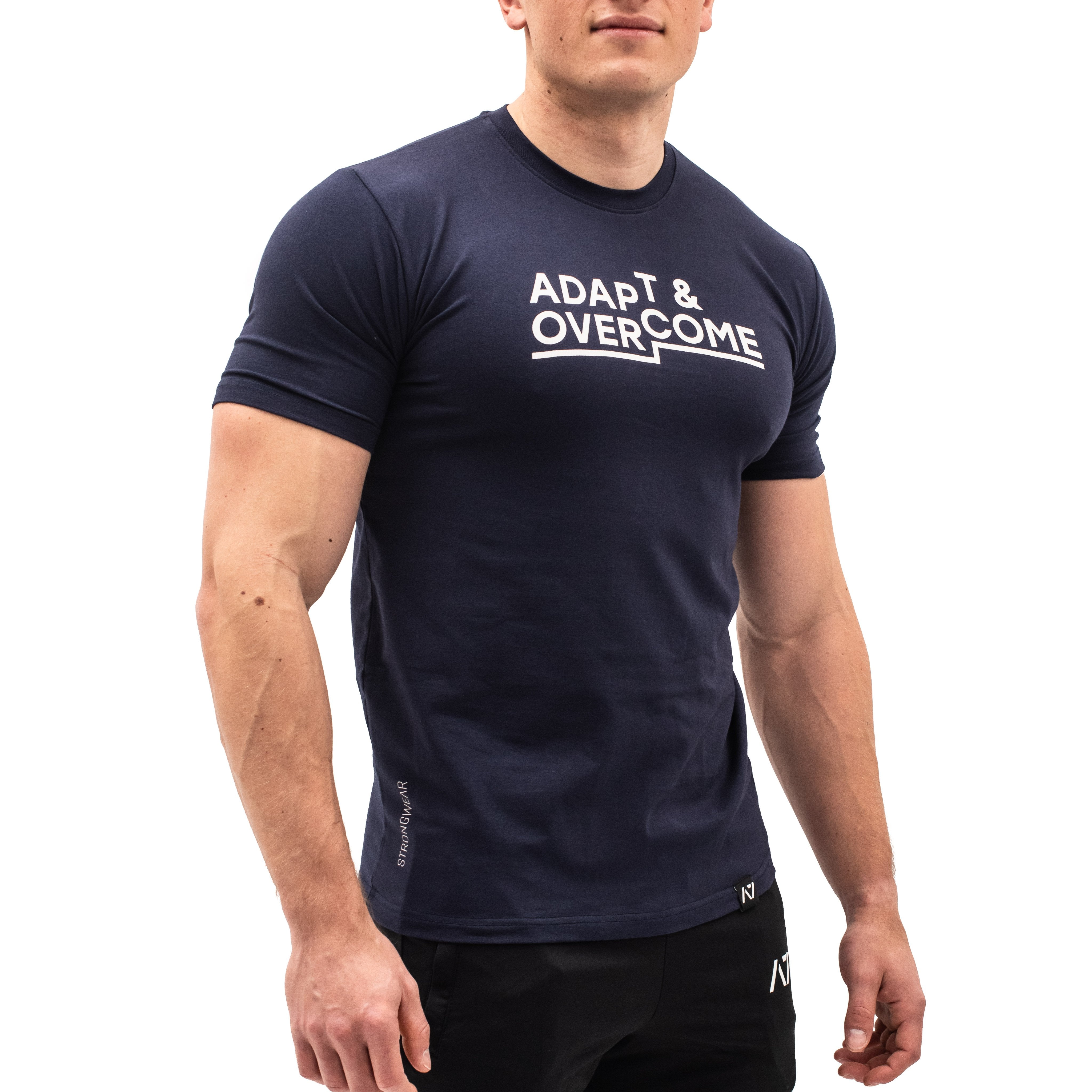 Adapt & Overcome Bar Grip T-shirt, great as a squat shirt. Purchase Adapt & Overcome Bar Grip tshirt UK from A7 UK or A7 Europe. No more chalk and no more sliding. Best Bar Grip Tshirts, shipping to UK and Europe from A7 UK or A7 Europe. The best Powerlifting apparel for all your workouts. Available in UK and Europe including France, Italy, Germany, Sweden and Poland